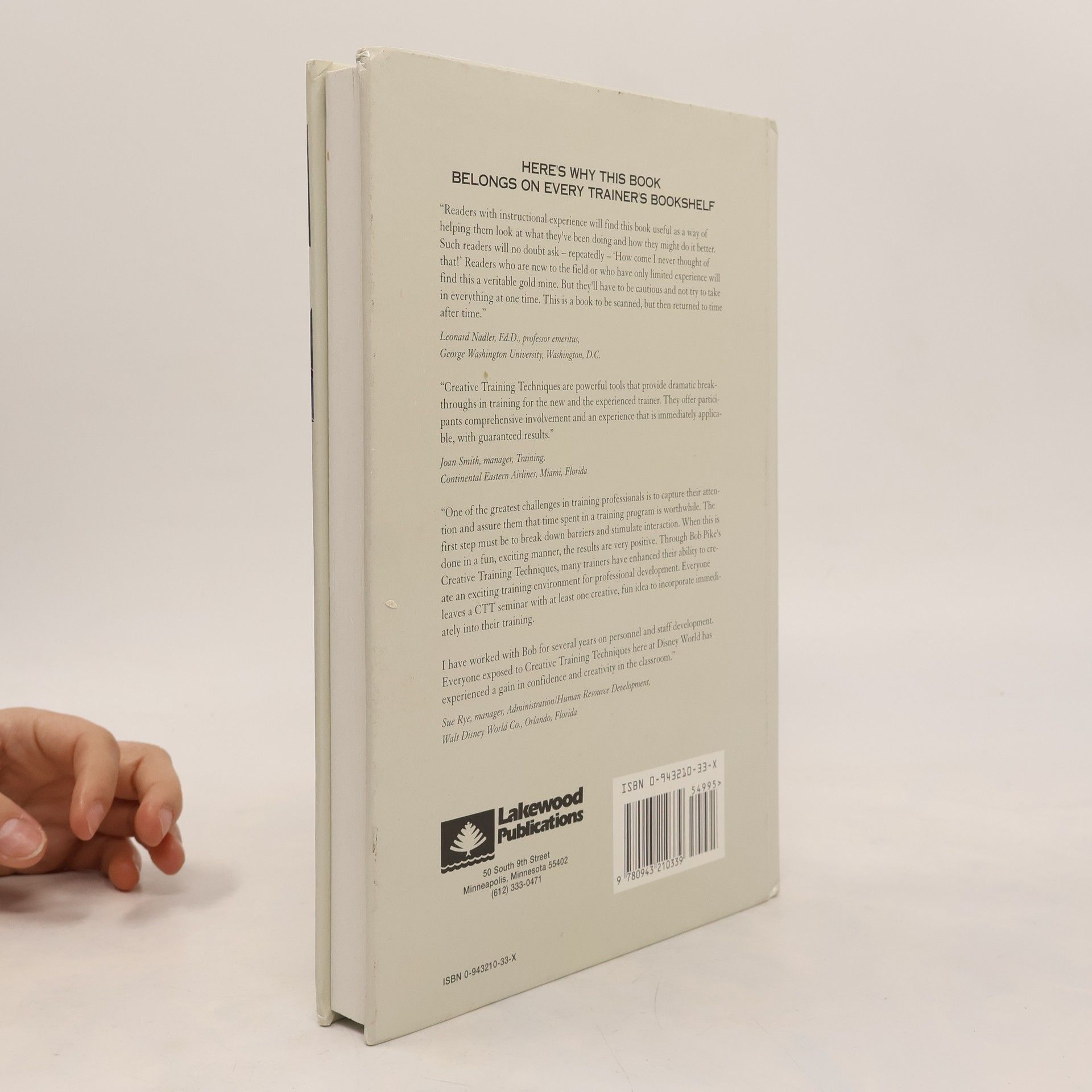 Robert W. Pike Creative Training Techniques Handbook