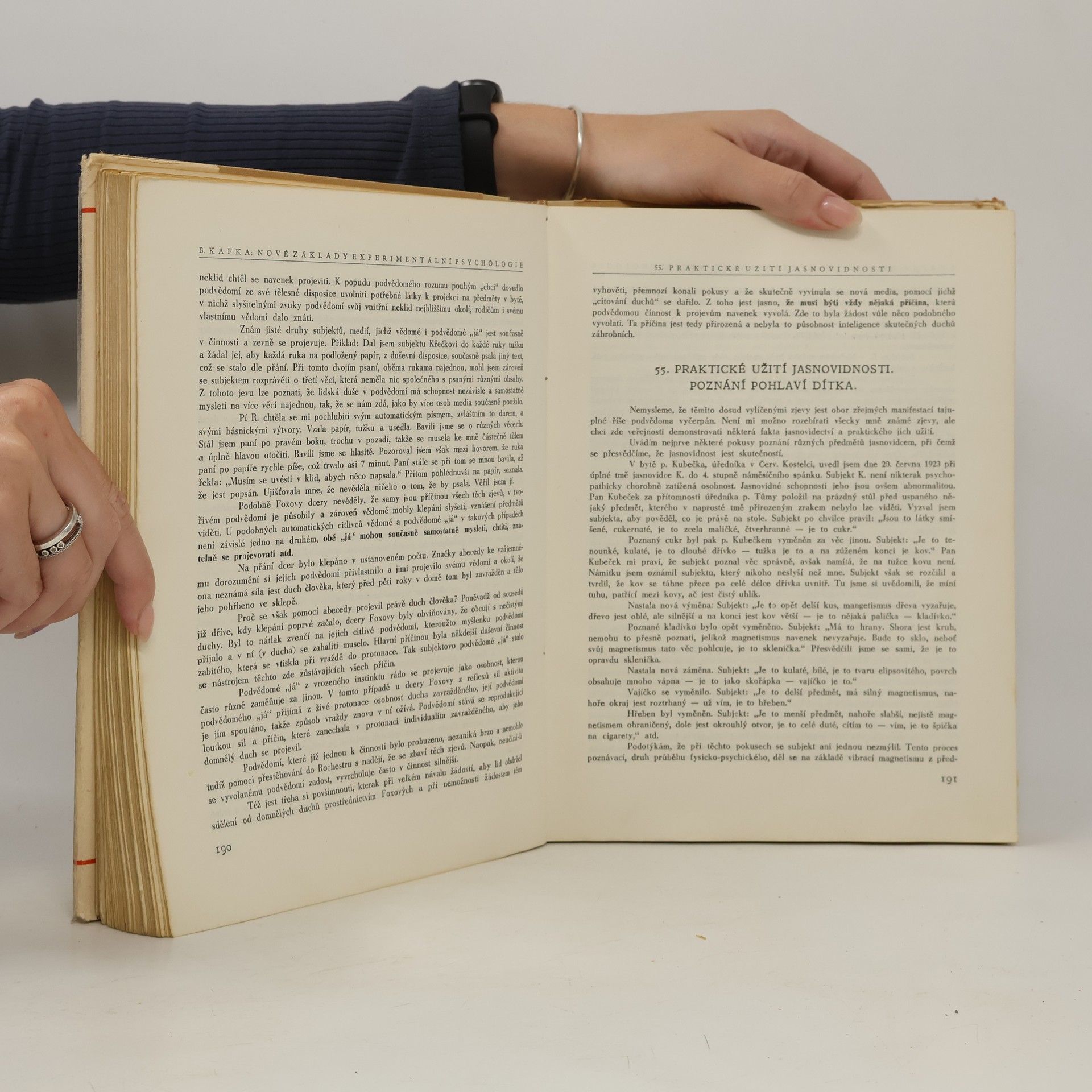 Břetislav Kafka Nové základy experimentální psychologie : duševědné výzkumy a objevy