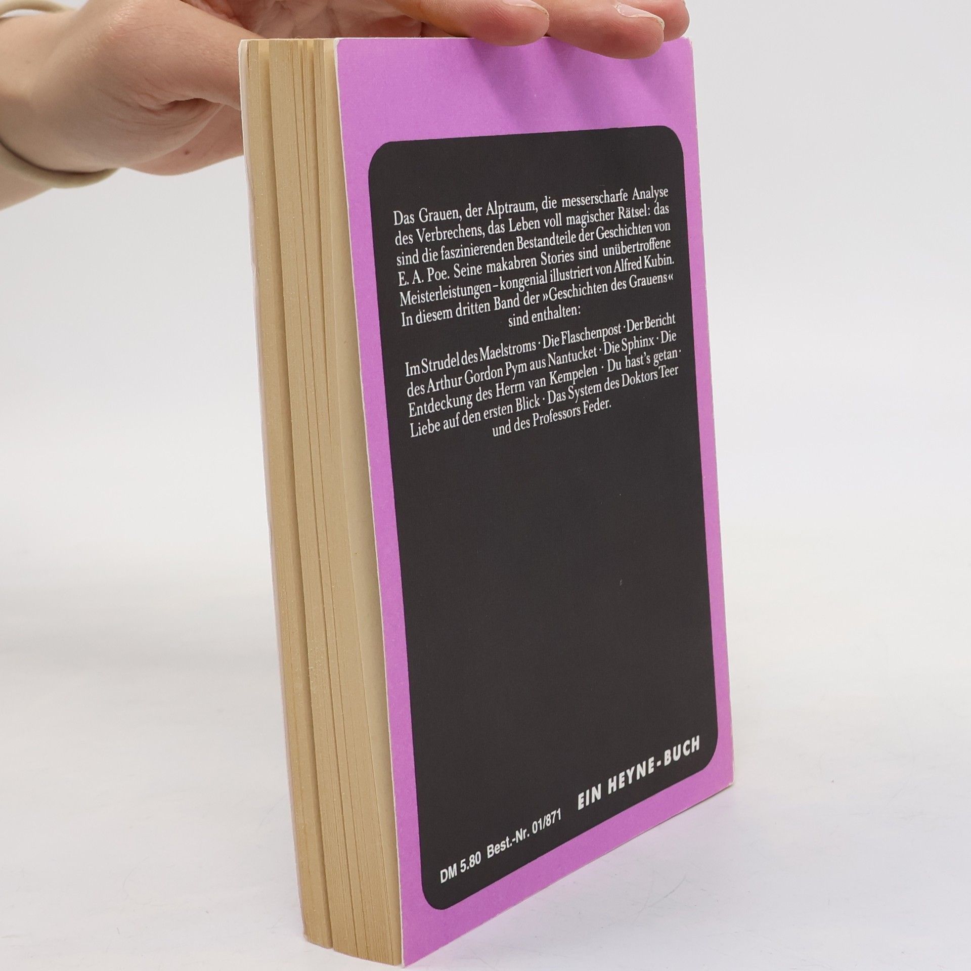 Edgar Allan Poe Geschichten des Grauens
