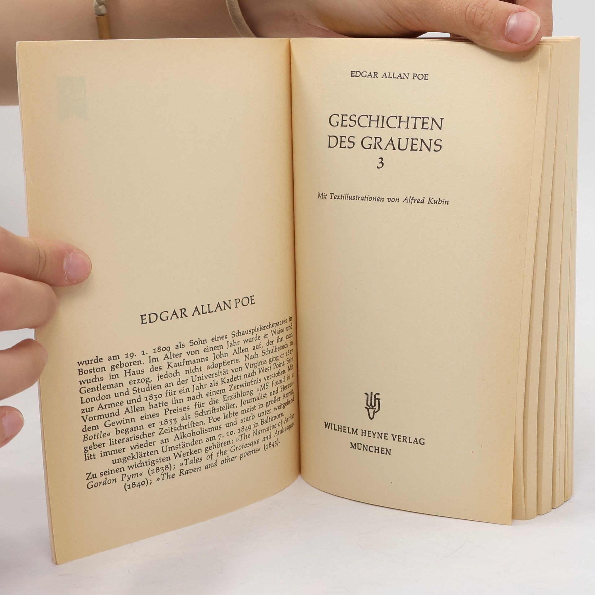 Edgar Allan Poe Geschichten des Grauens