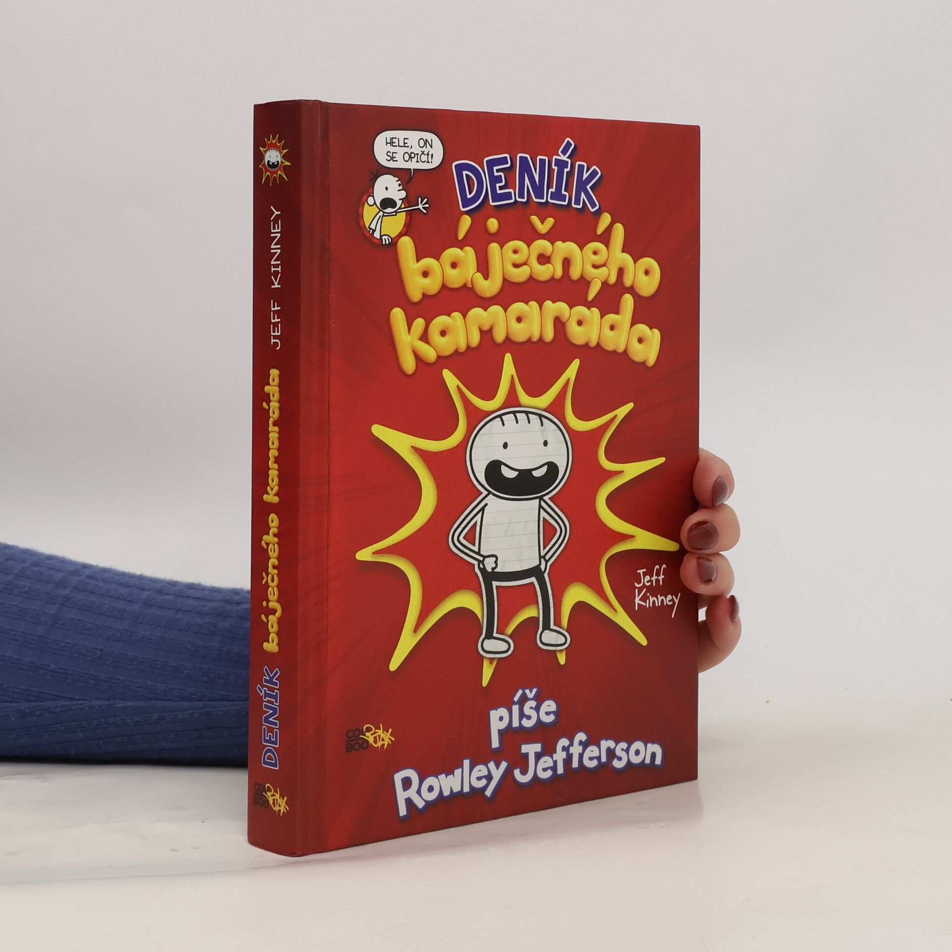 Jeff Kinney Deník báječného kamaráda. Píše Rowley Jefferson