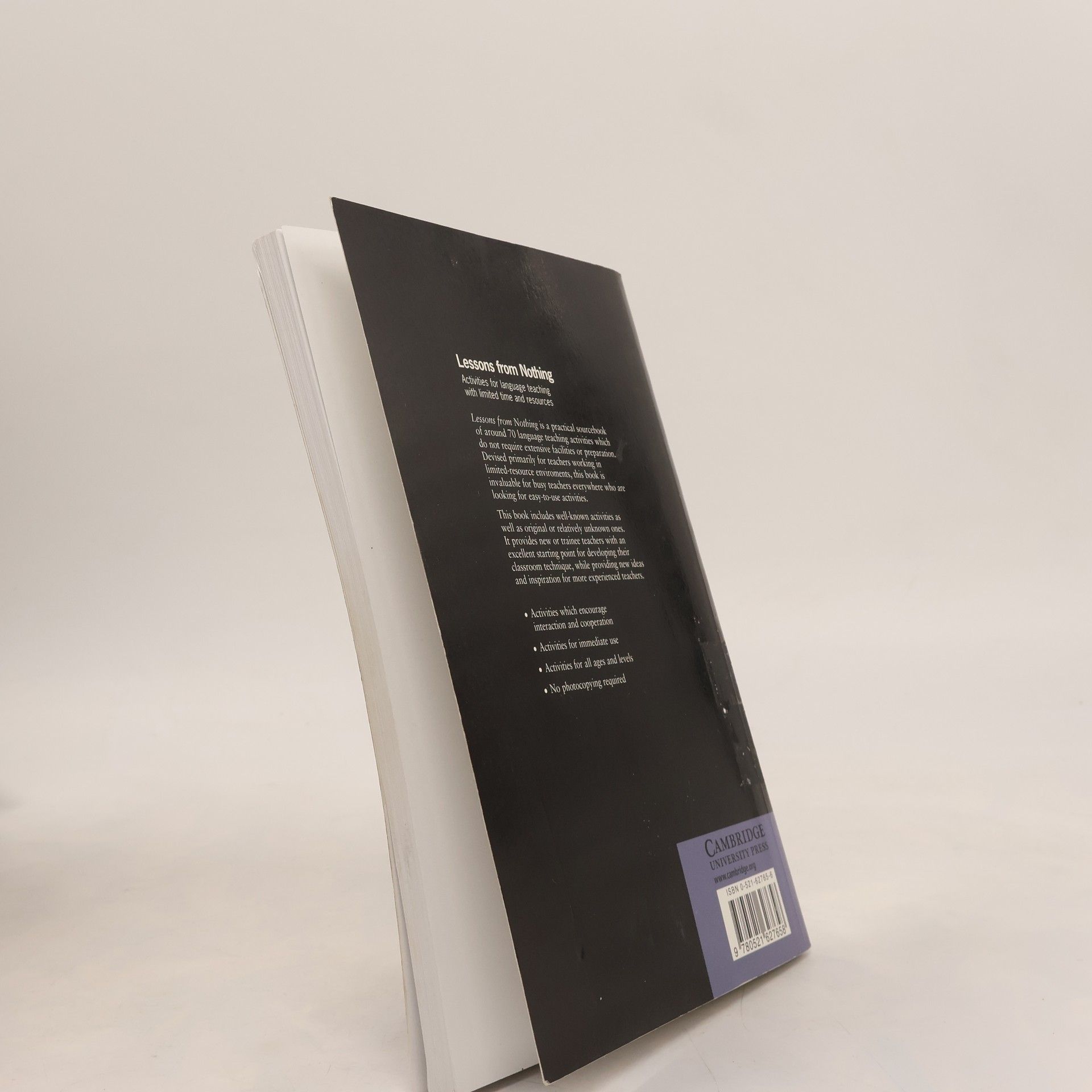 Bruce Marsland Lessons from nothing : activities for language teaching with limited time and resources