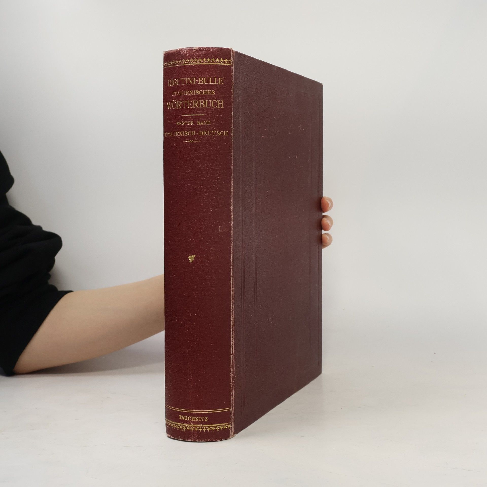 Oskar Bulle Neues italienisch-deutsches und deutsch-italienisches Wörterbuch
