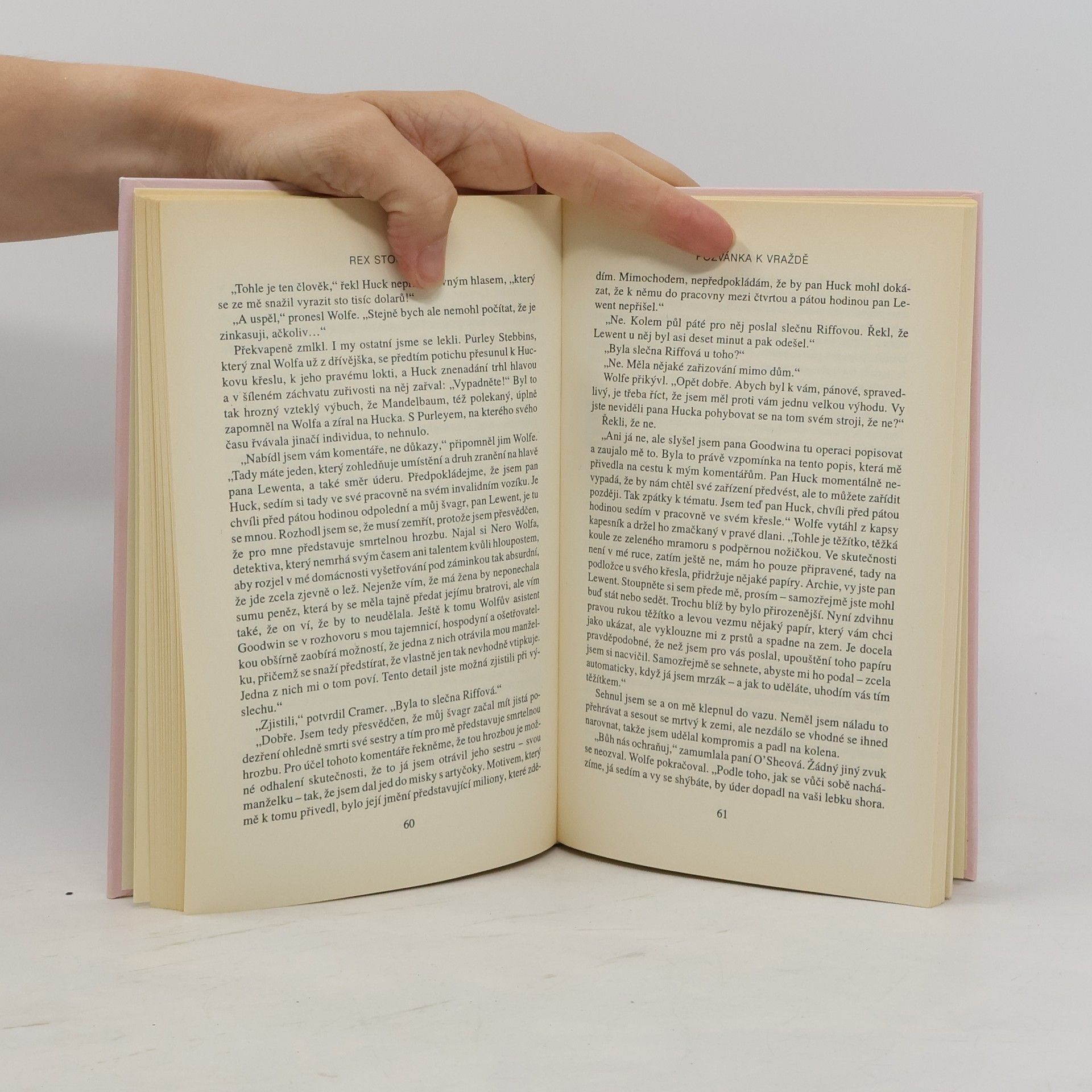 Rex Stout Pozvánka k vraždě; Nulový klíč; Tohle tě nezabije