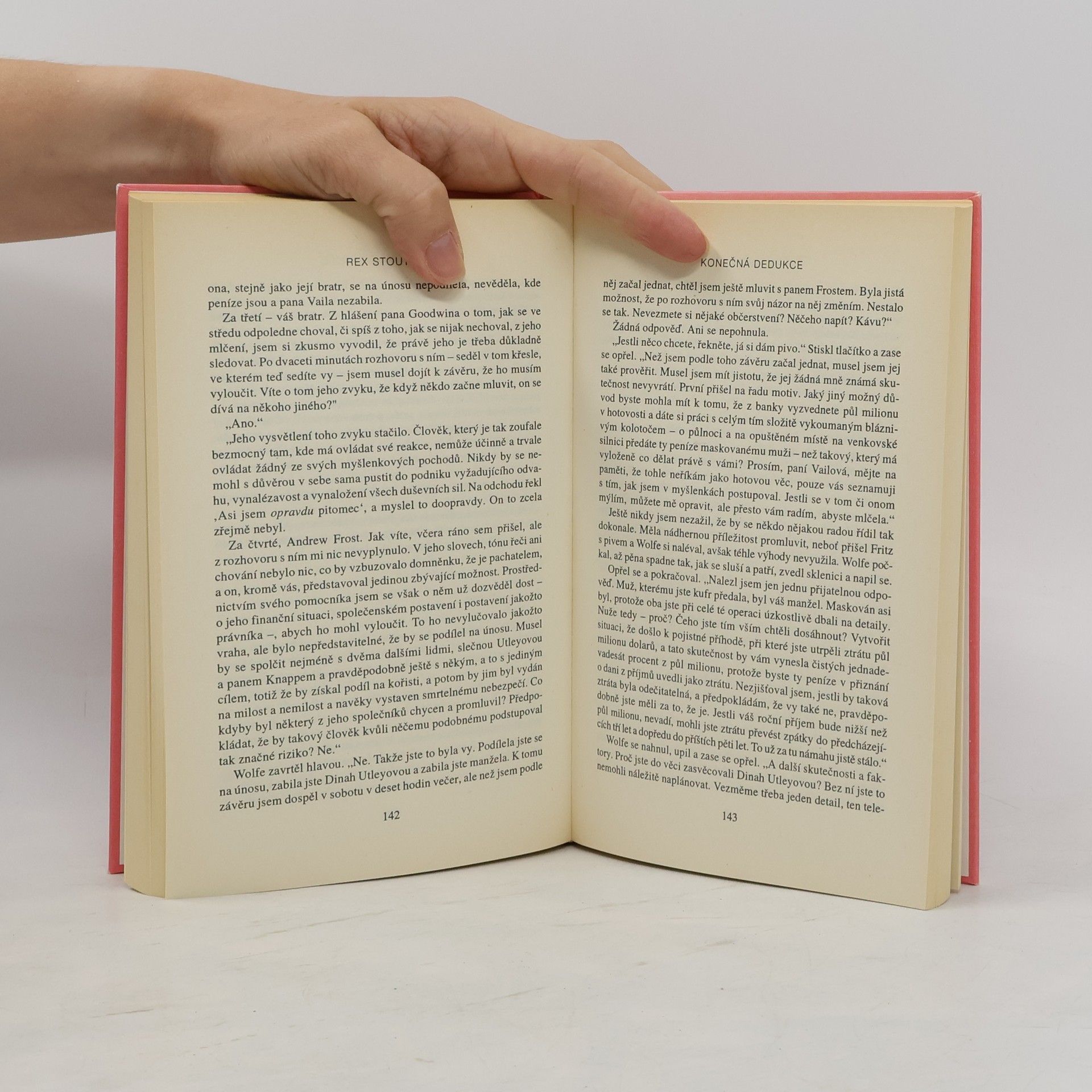 Rex Stout Konečná dedukce, příliš mnoho klientů