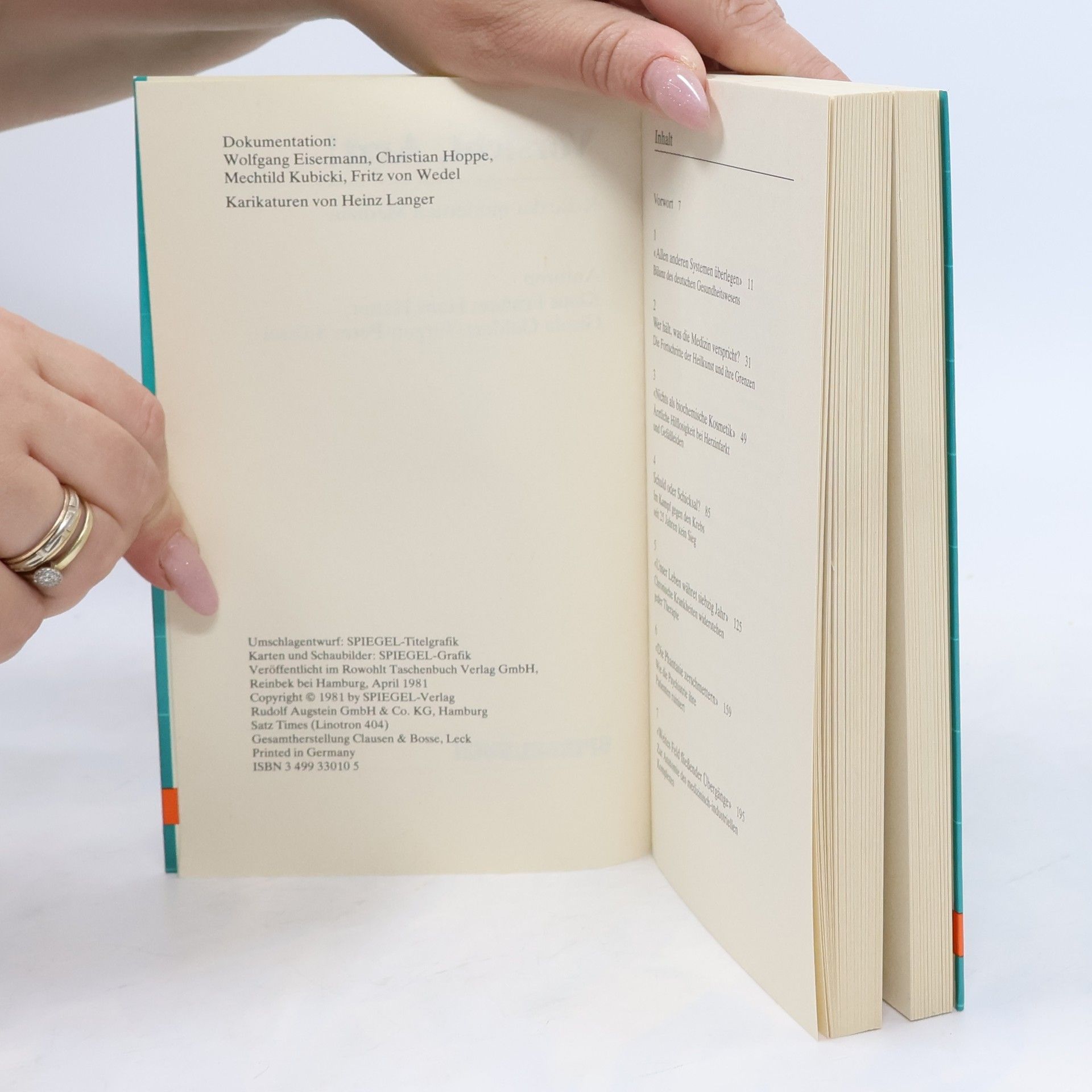 Hans Halter SPIEGEL-BUCH - 10: Vorsicht, Arzt!