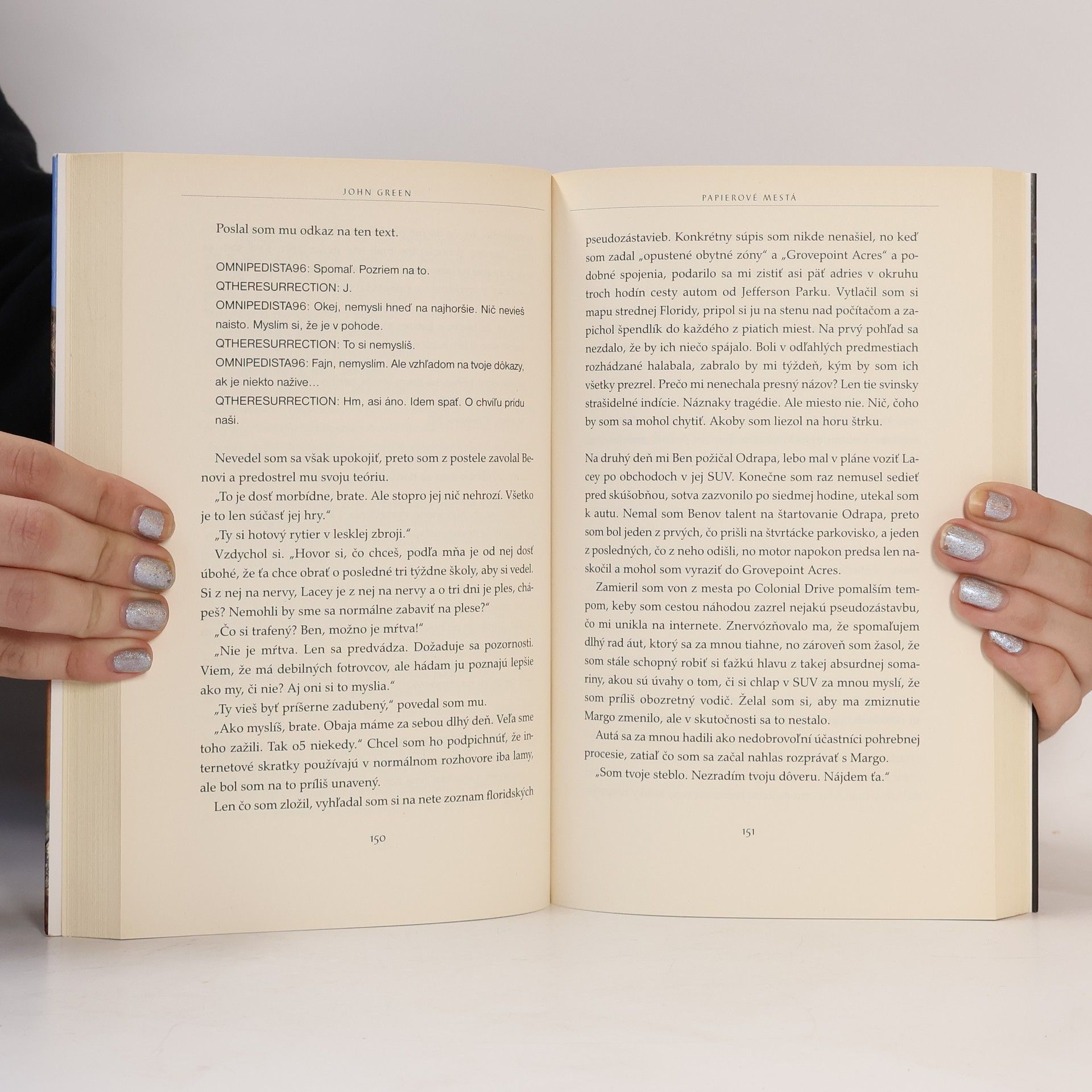 John Green Papierové mestá