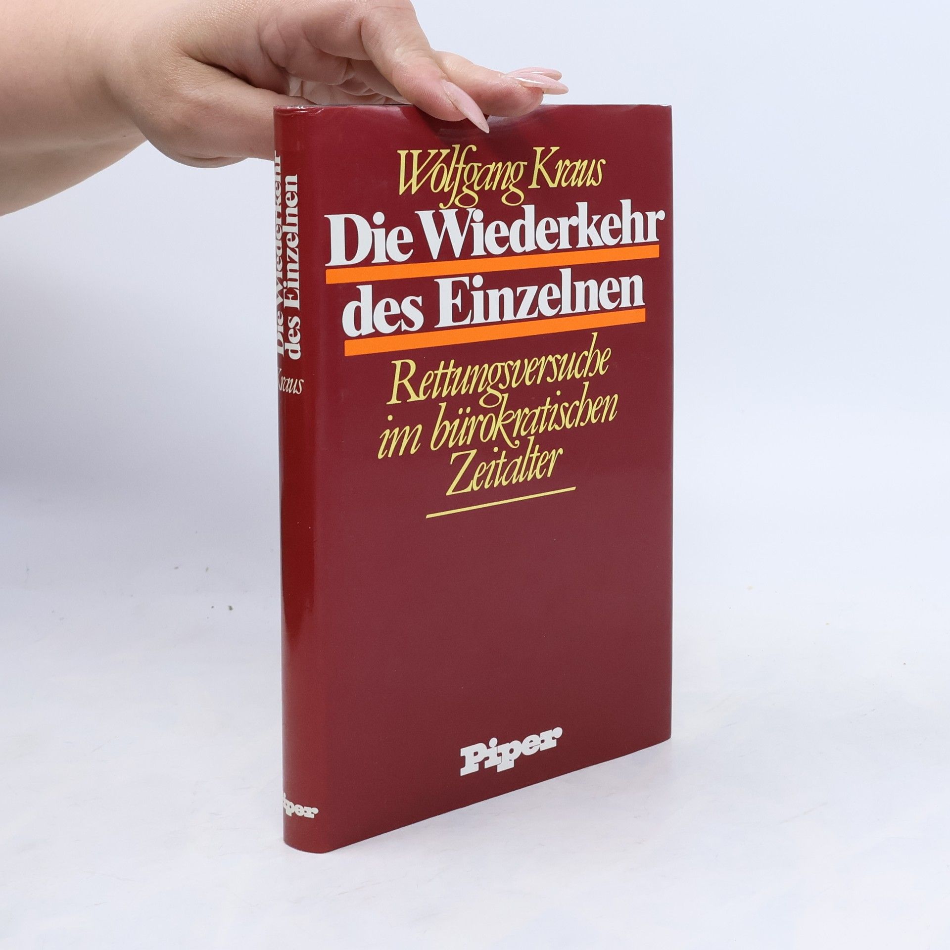 Wolfgang Kraus Die Wiederkehr des Einzelnen