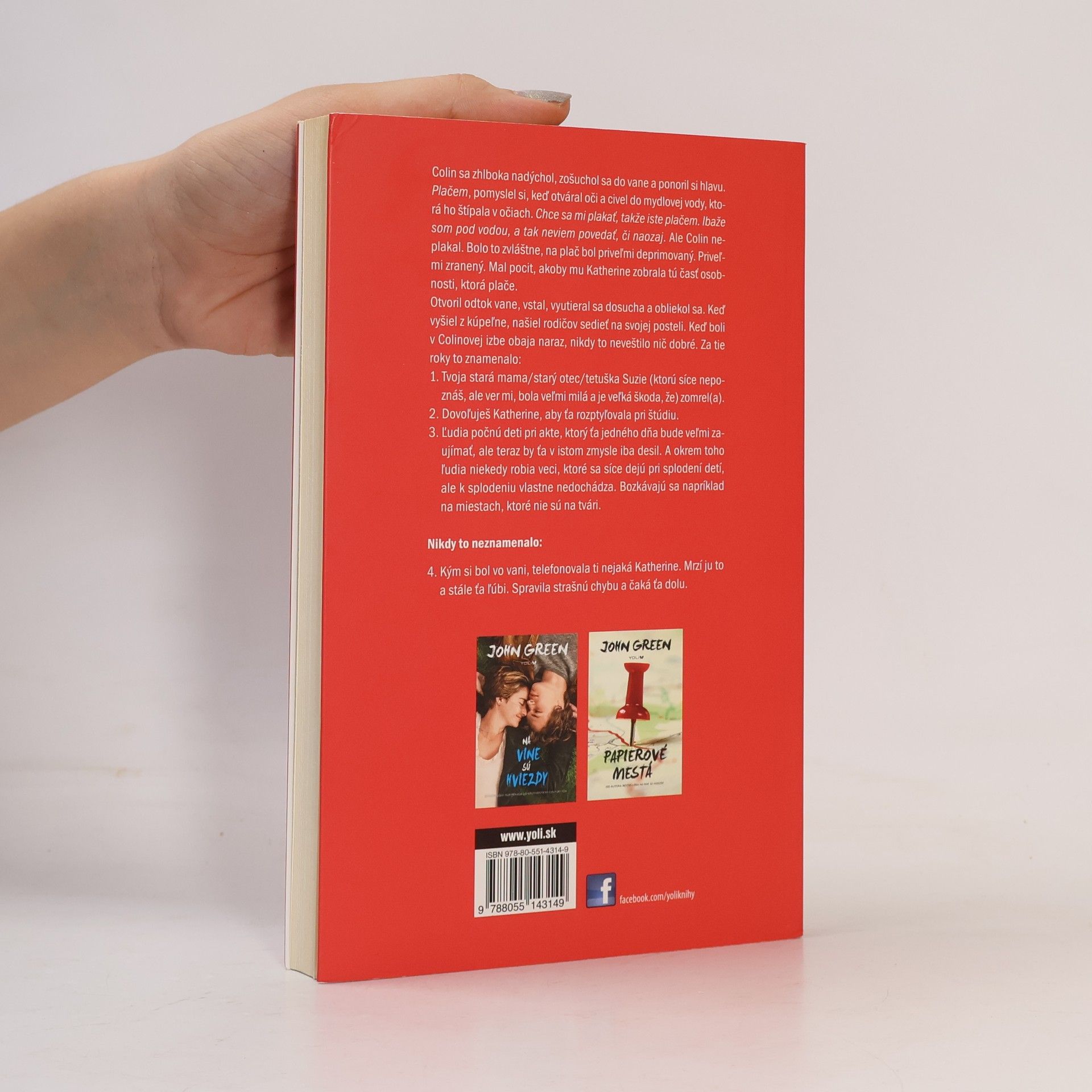John Green Poučka o podstate predvídateľnosti Katherín