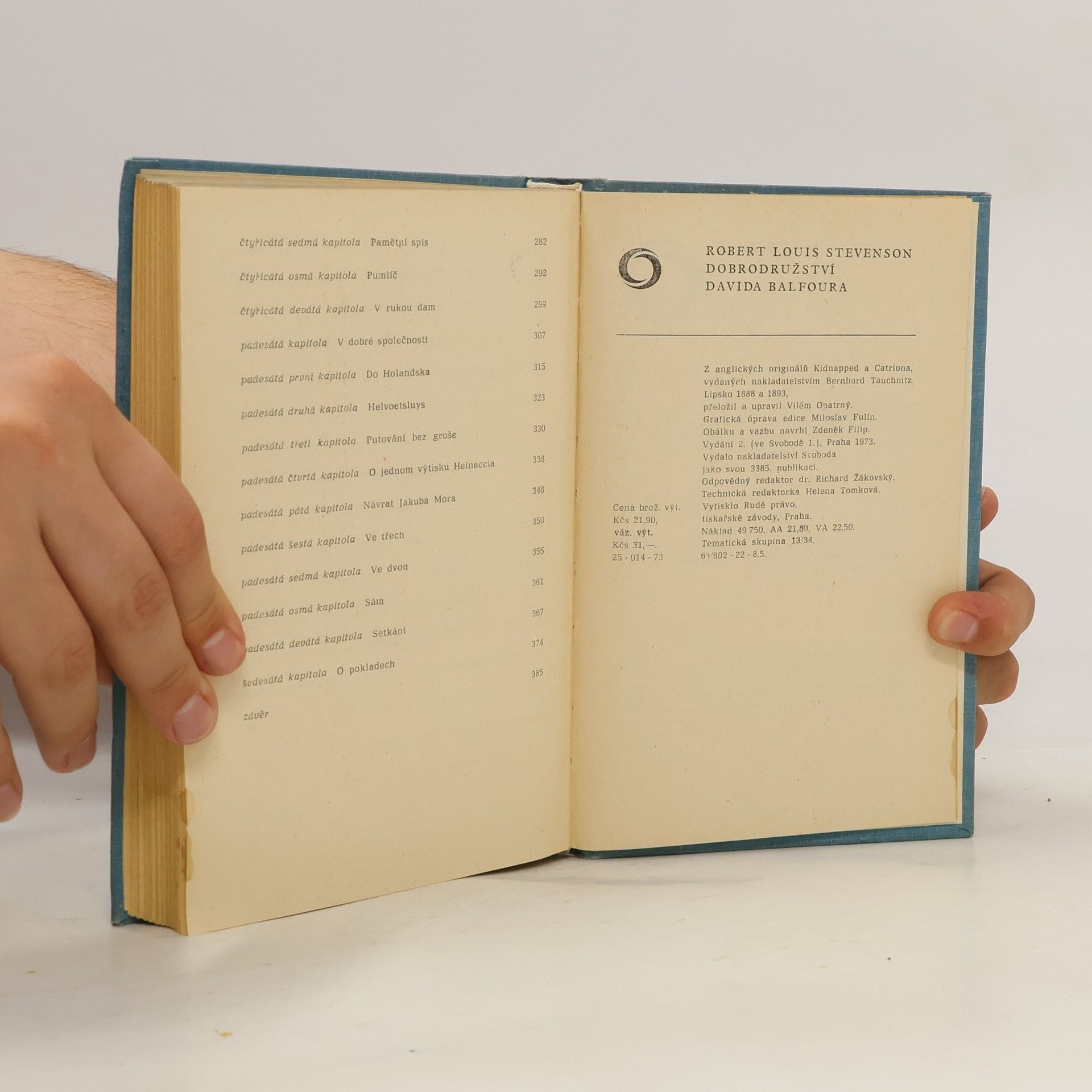 Robert Louis Stevenson Dobrodružství Davida Balfoura