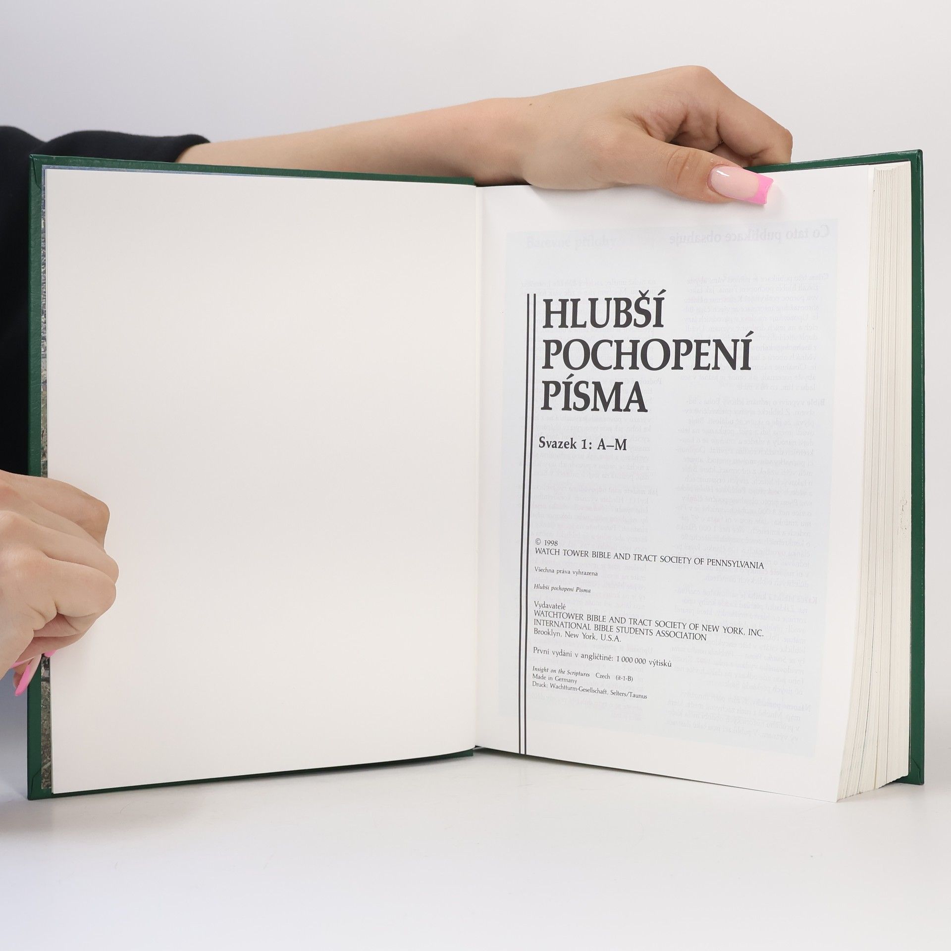 Collectif d'auteurs Hlubší pochopení písma 1. A-M