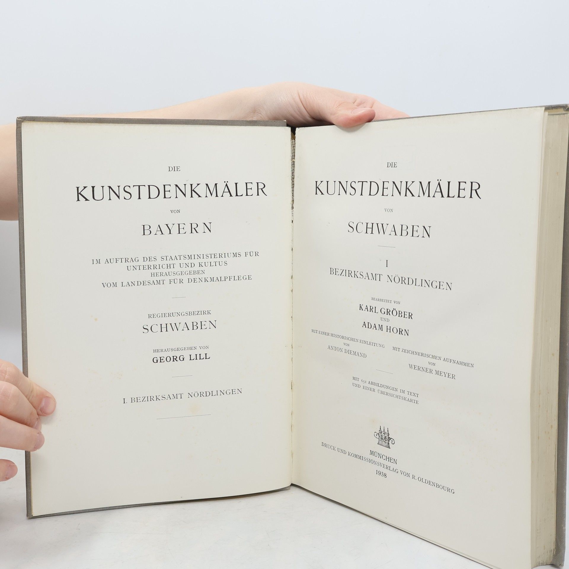 Kolektiv autorů Die Kunstdenkmäler von Bayern Schwaben I.