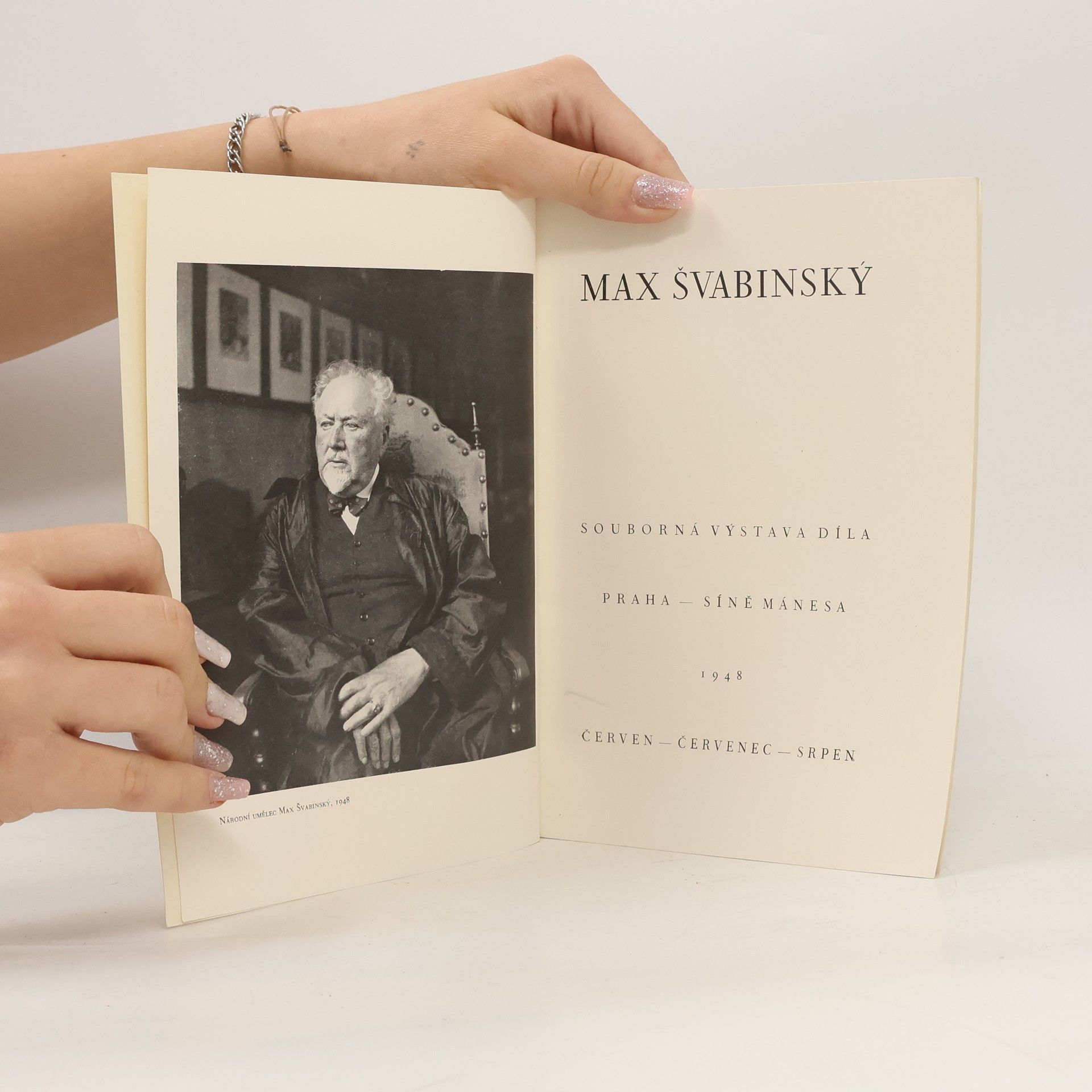 Zdeněk Nejedlý Max Švabinský : souborná výstava díla