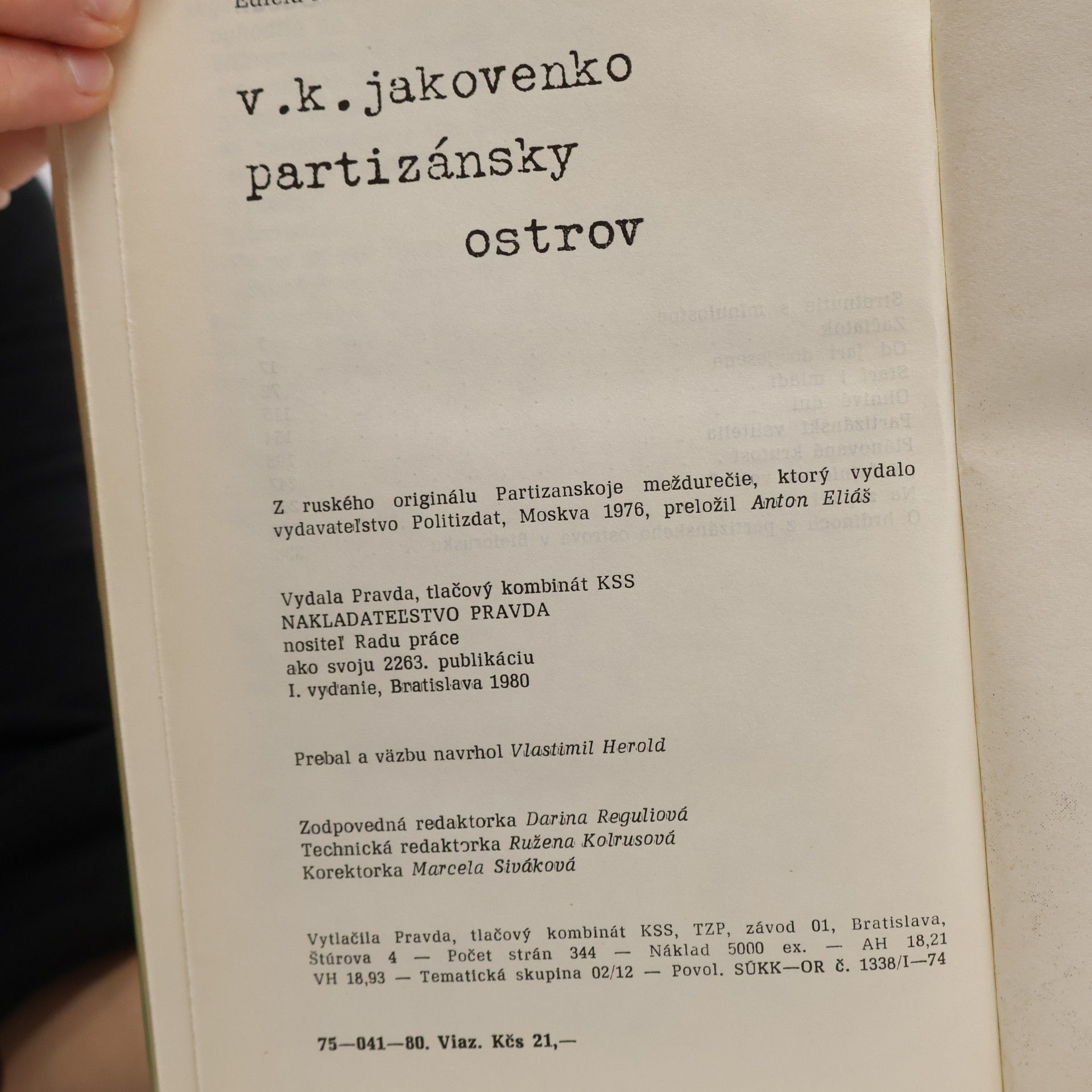 Vladimír Kirillovič Jakovenko Partizánsky ostrov