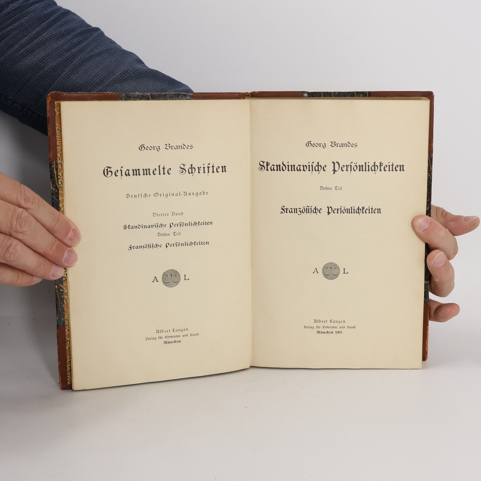 Georg Brandes Skandinavische Persönlichkeiten