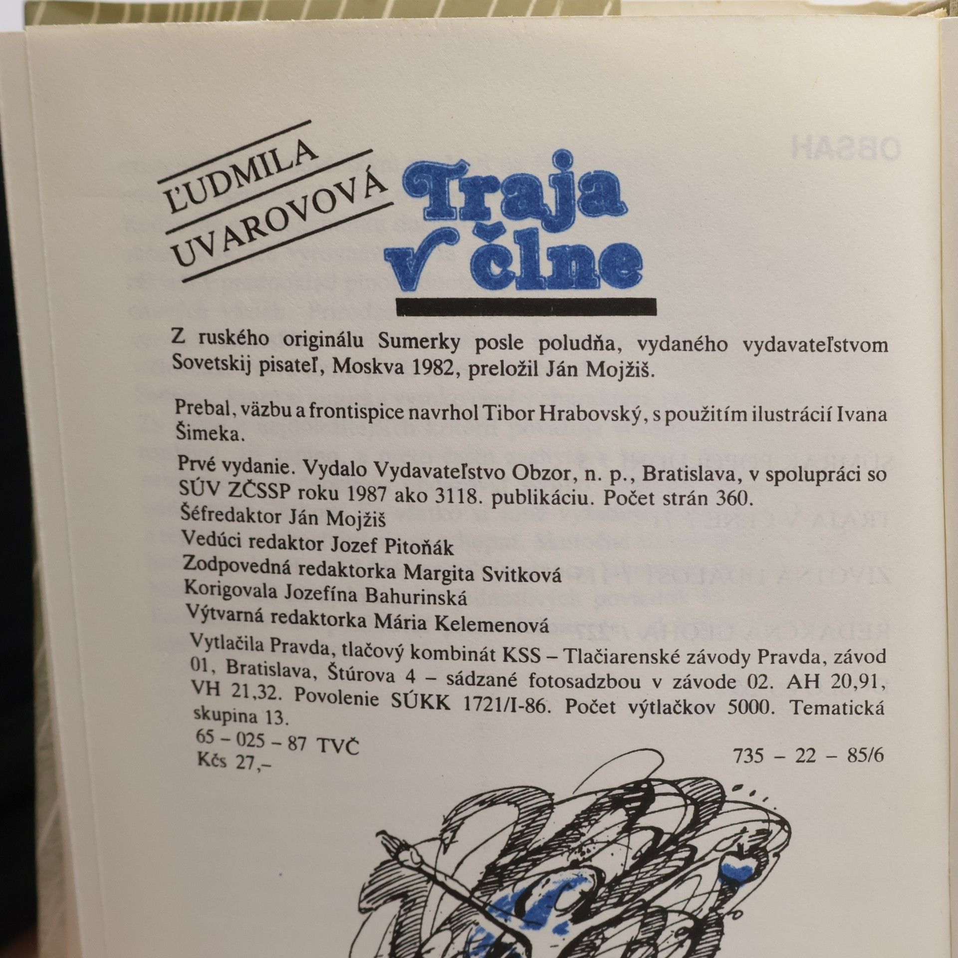 Ľudmila Uvarovová Traja v člne