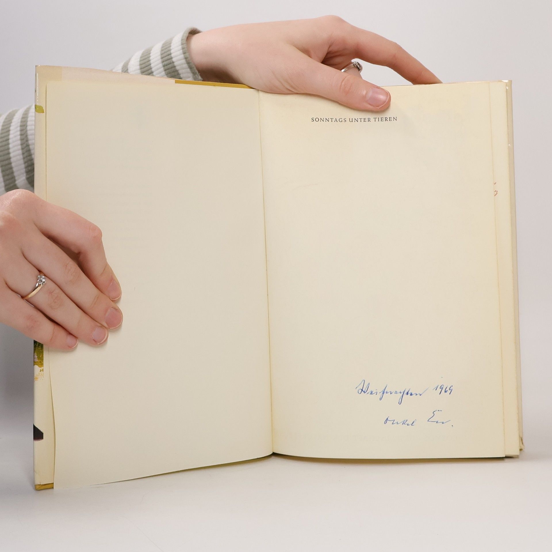 Wolfgang Bechtle Sonntags unter Tieren