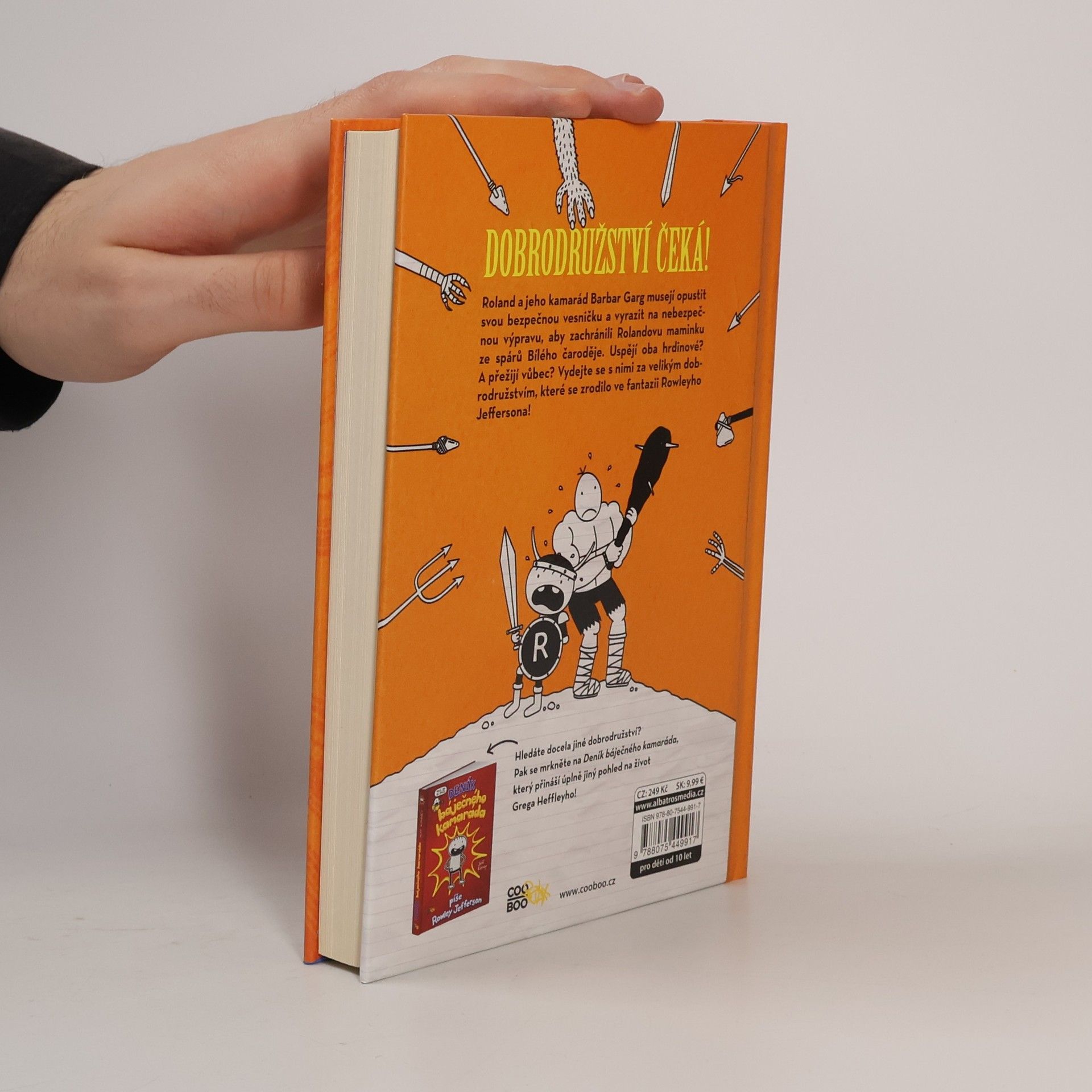 Jeff Kinney Dobrodružství báječných kamarádů. Píše Rowley Jefferson