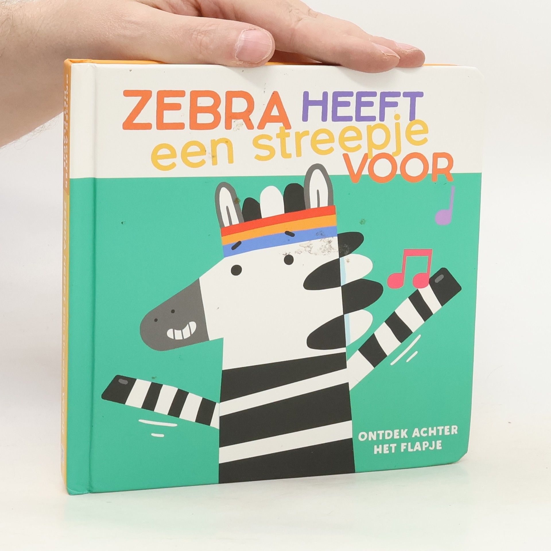 Ontdek achter het flapje: Zebra heeft een streepje voor