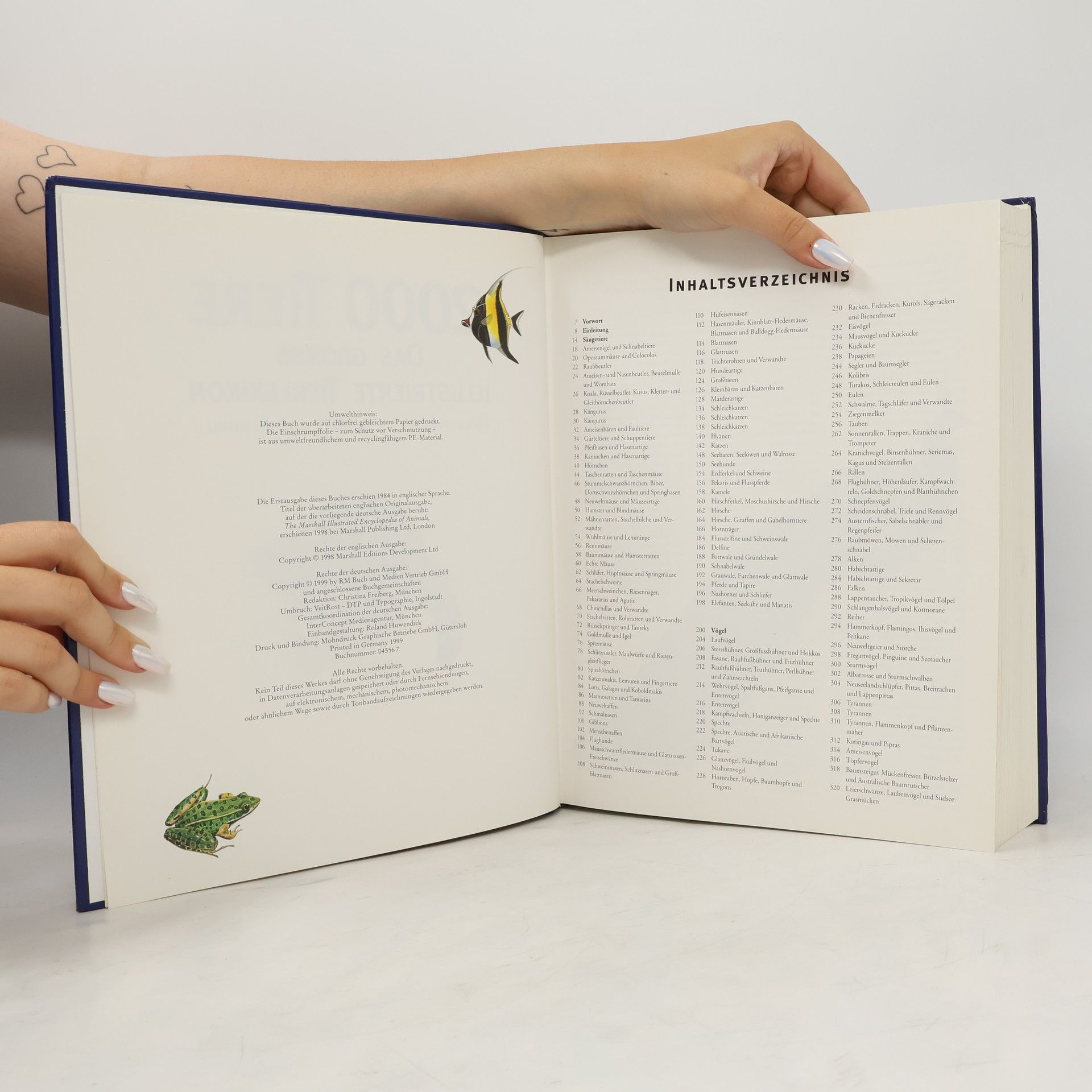 Collectif d'auteurs 2000 Tiere Das Grosse Illustrierte Tierlexikon