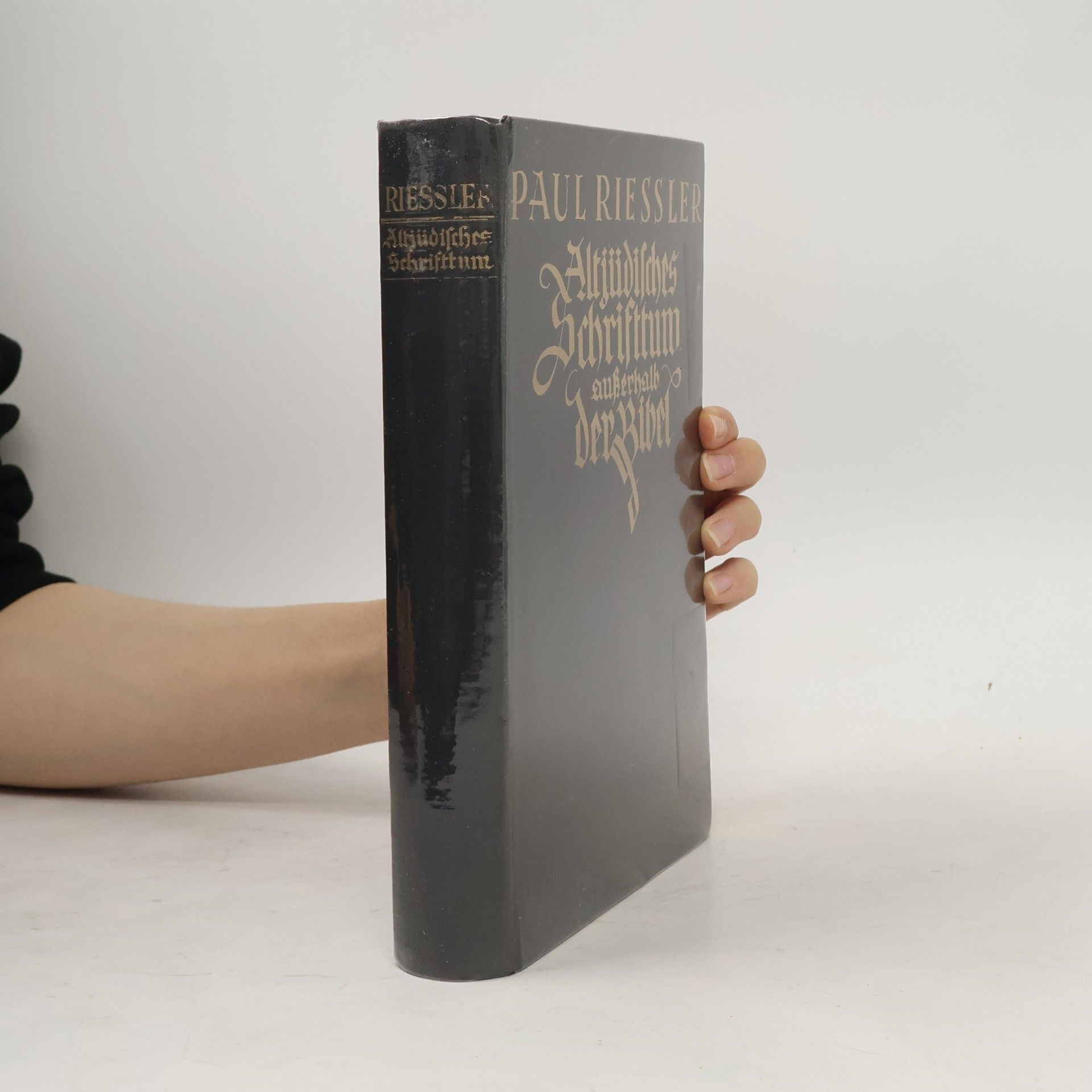 Paul Rießler Altjüdisches Schrifttum außerhalb der Bibel