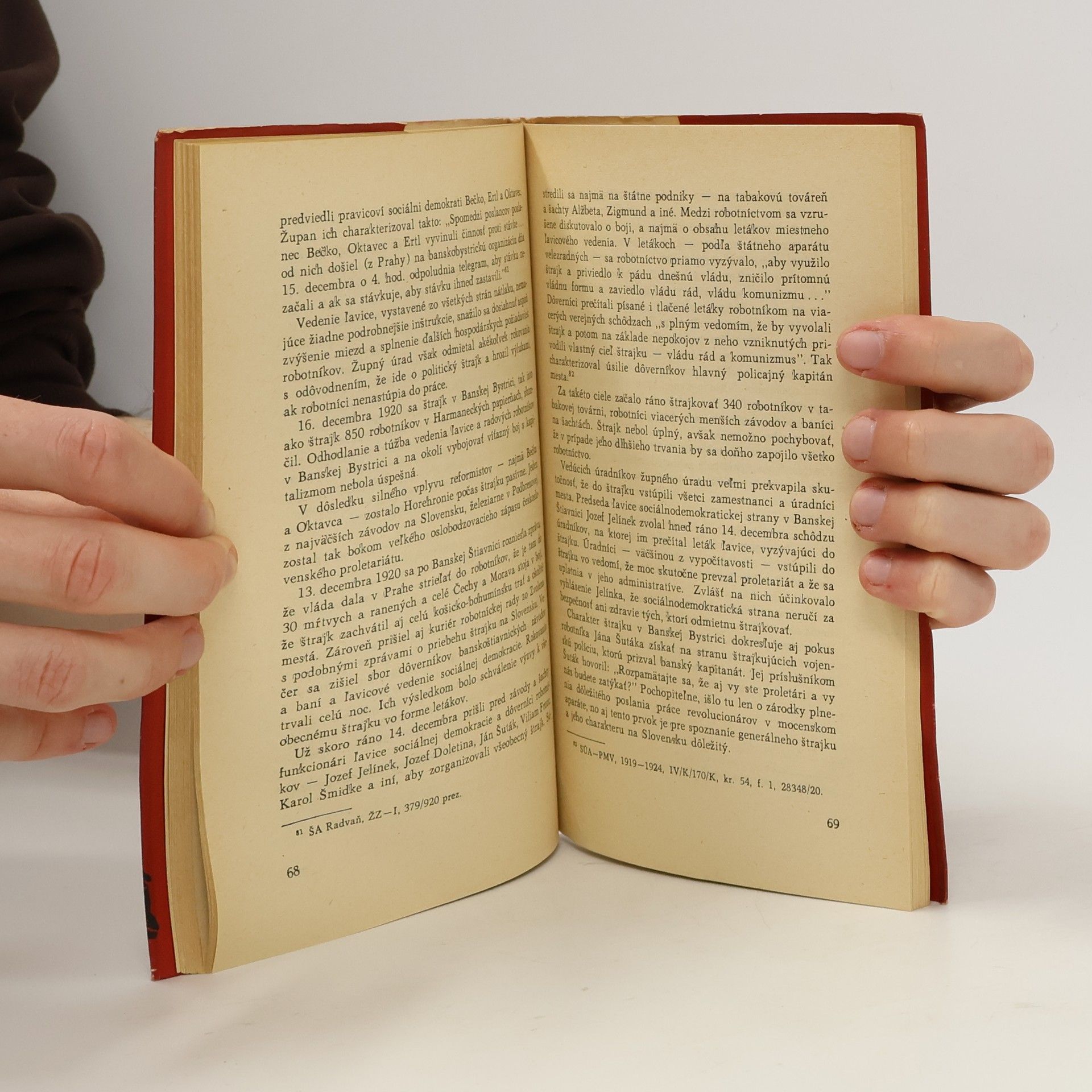 Ján Mlynárik Generálny decembrový štrajk 1920 na Slovensku