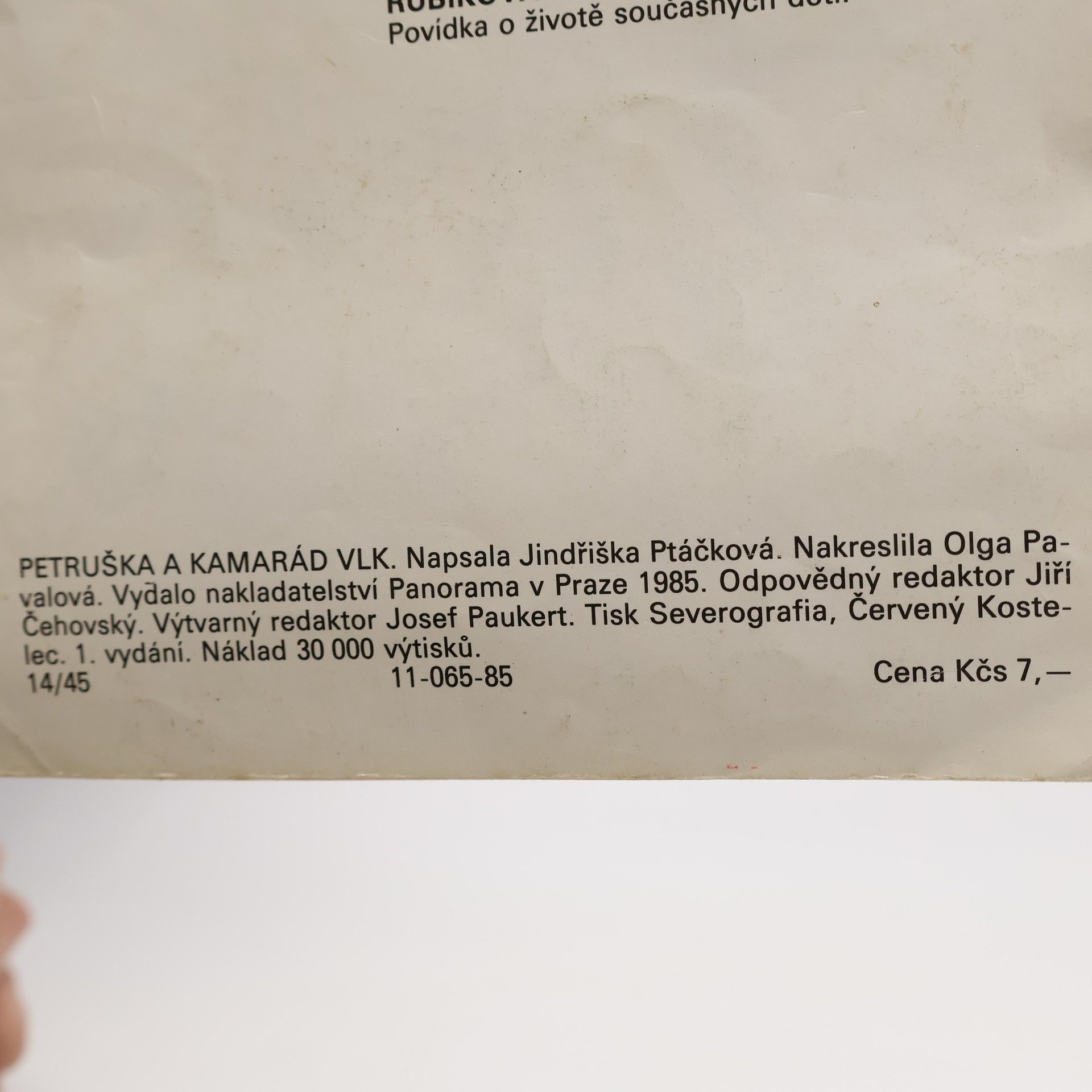 Jindřiška Ptáčková Petruška a kamarád vlk