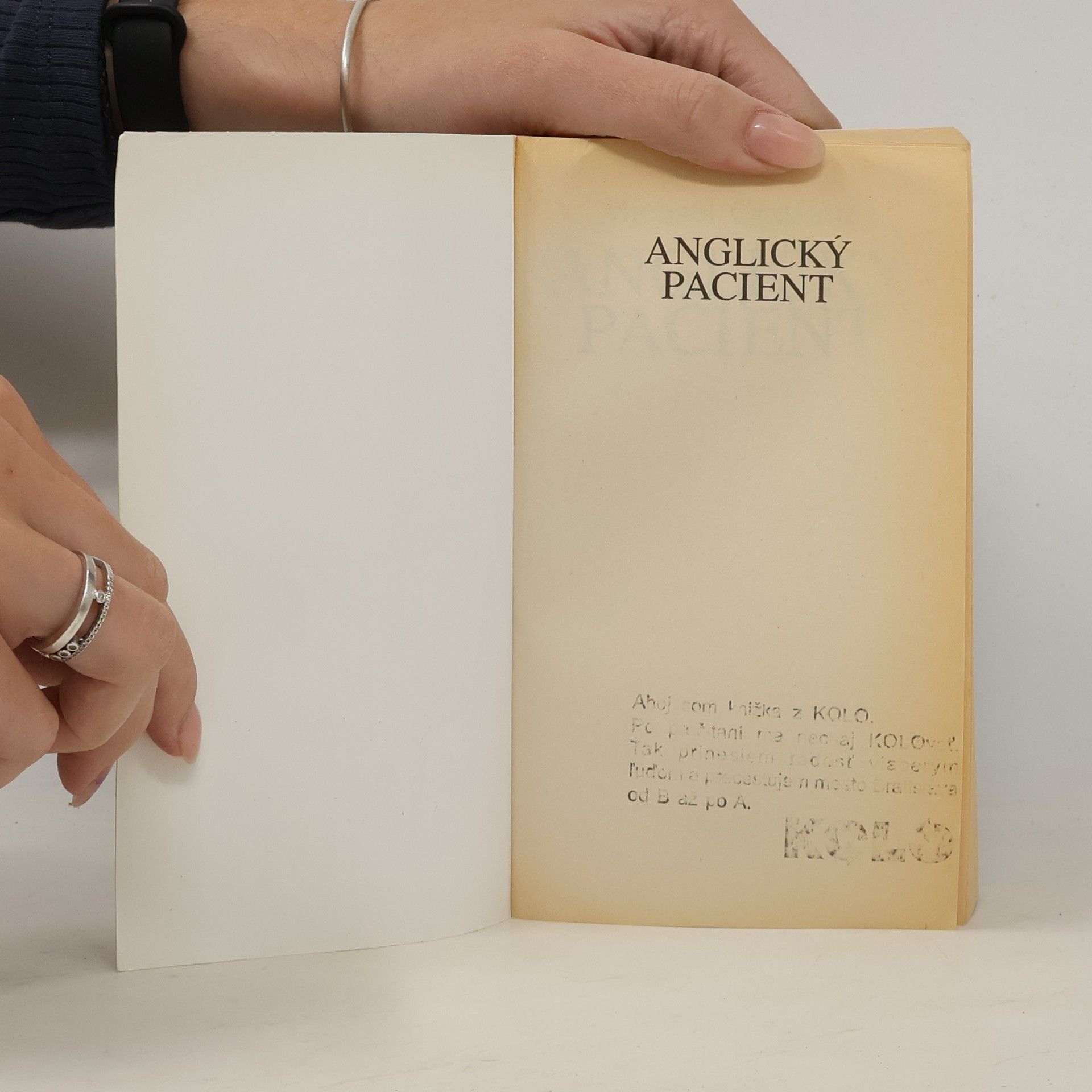 Michael Ondaatje Anglický pacient