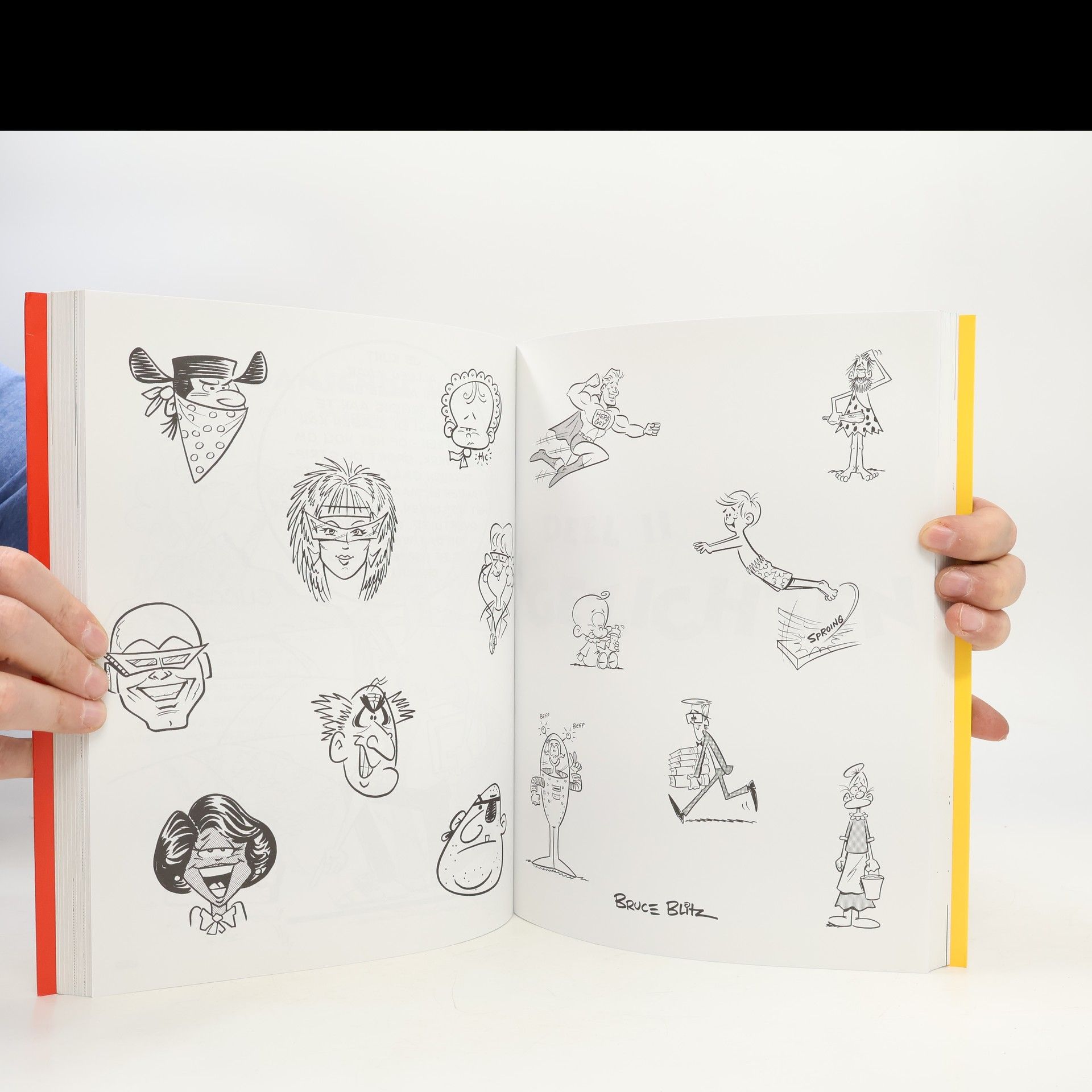 Bruce Blitz Cartoons tekenen