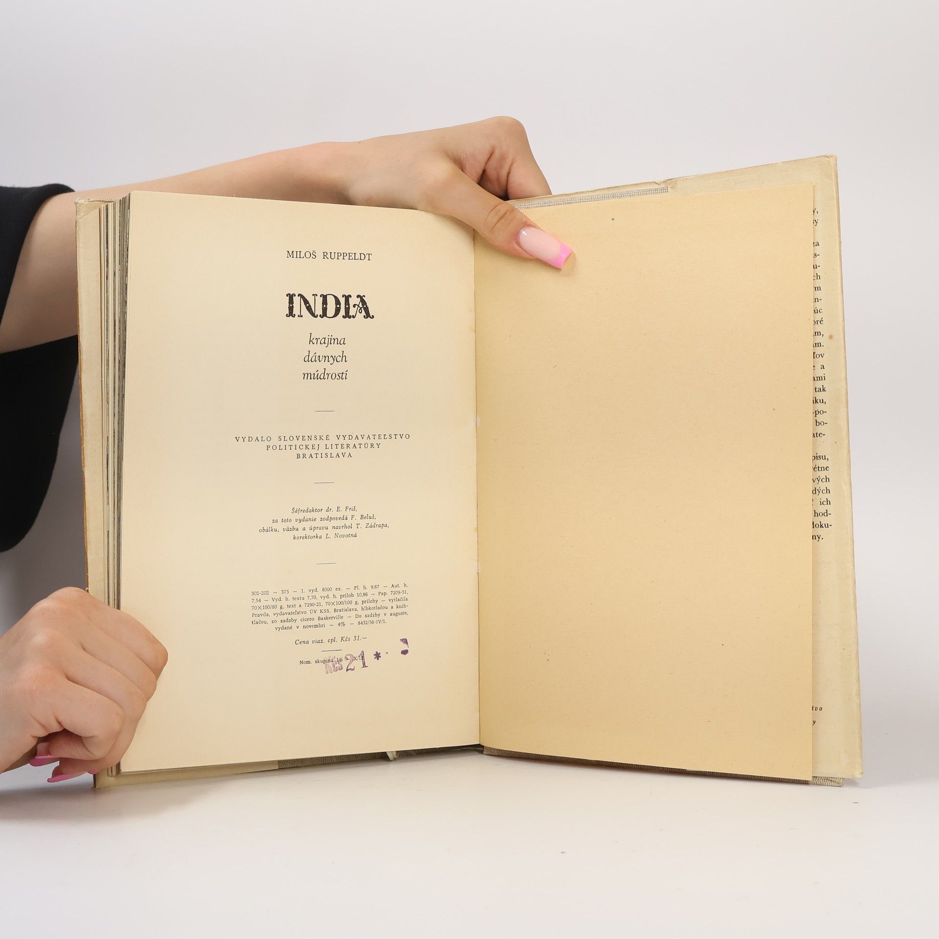 Miloš Ruppeldt India, krajina dávných múdrostí