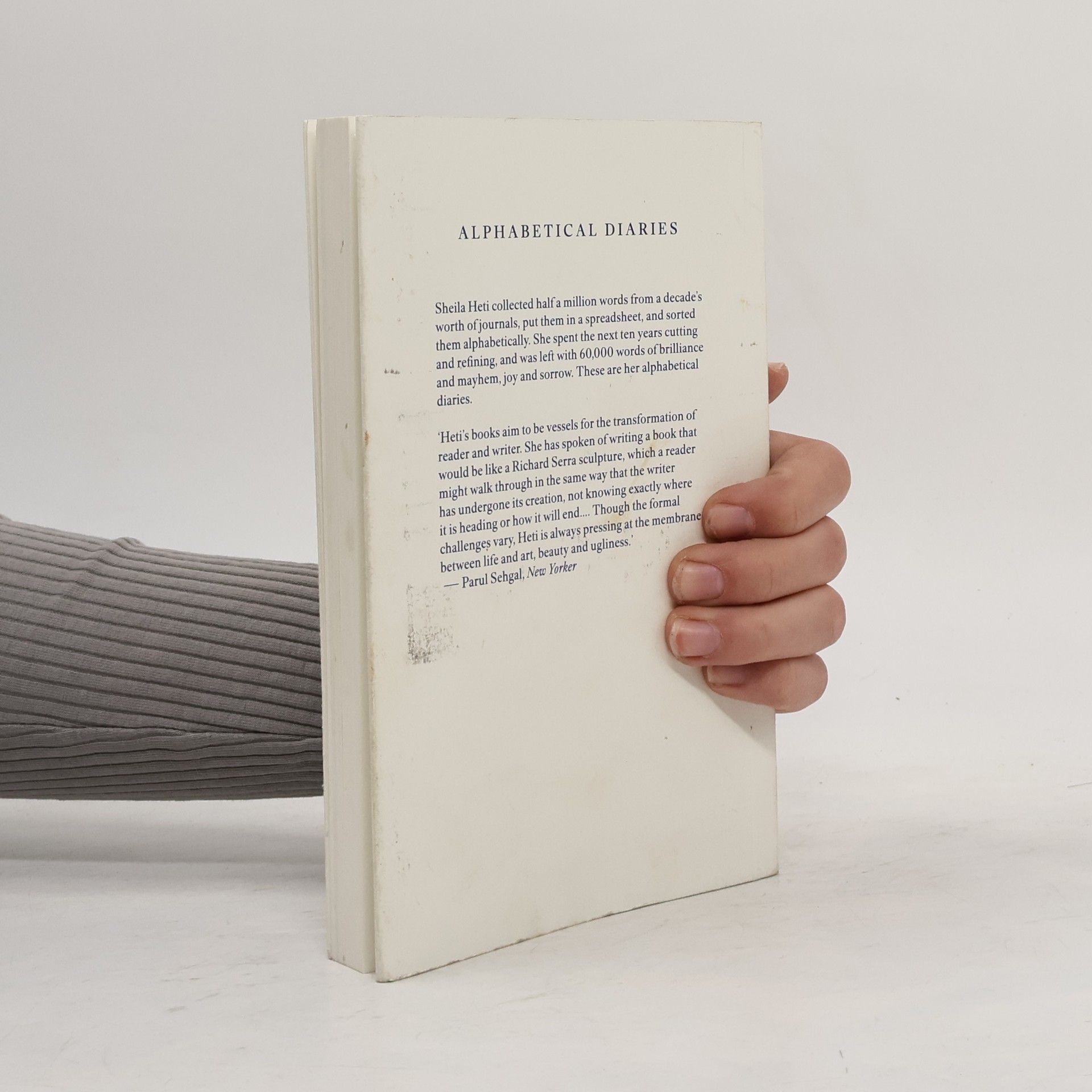 Sheila Heti Alphabetical Diaries