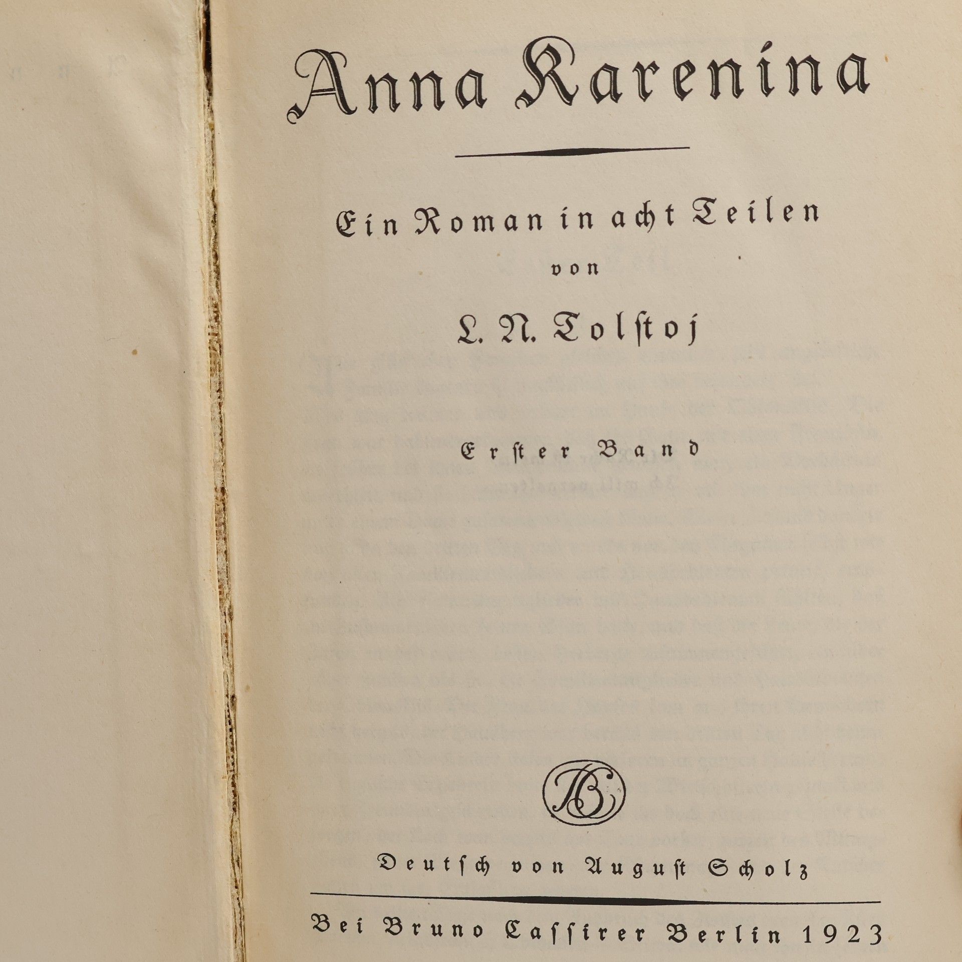 Lew Nikolajewitsch Tolstoi Anna Karenina 3