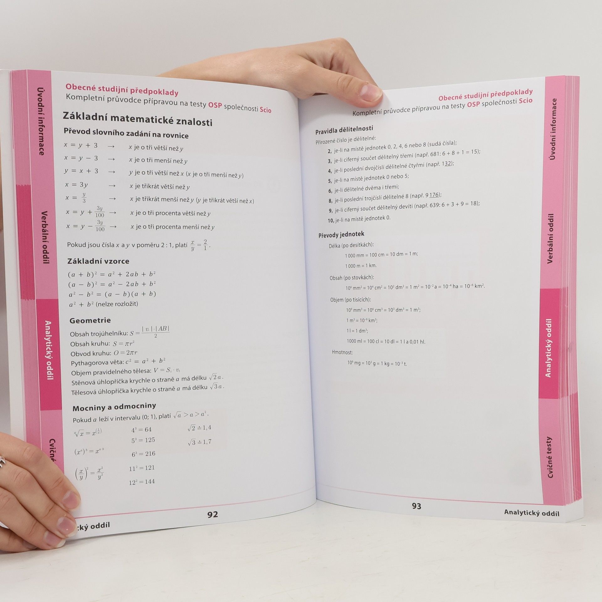 Matěj Vitouch Obecné studijní předpoklady