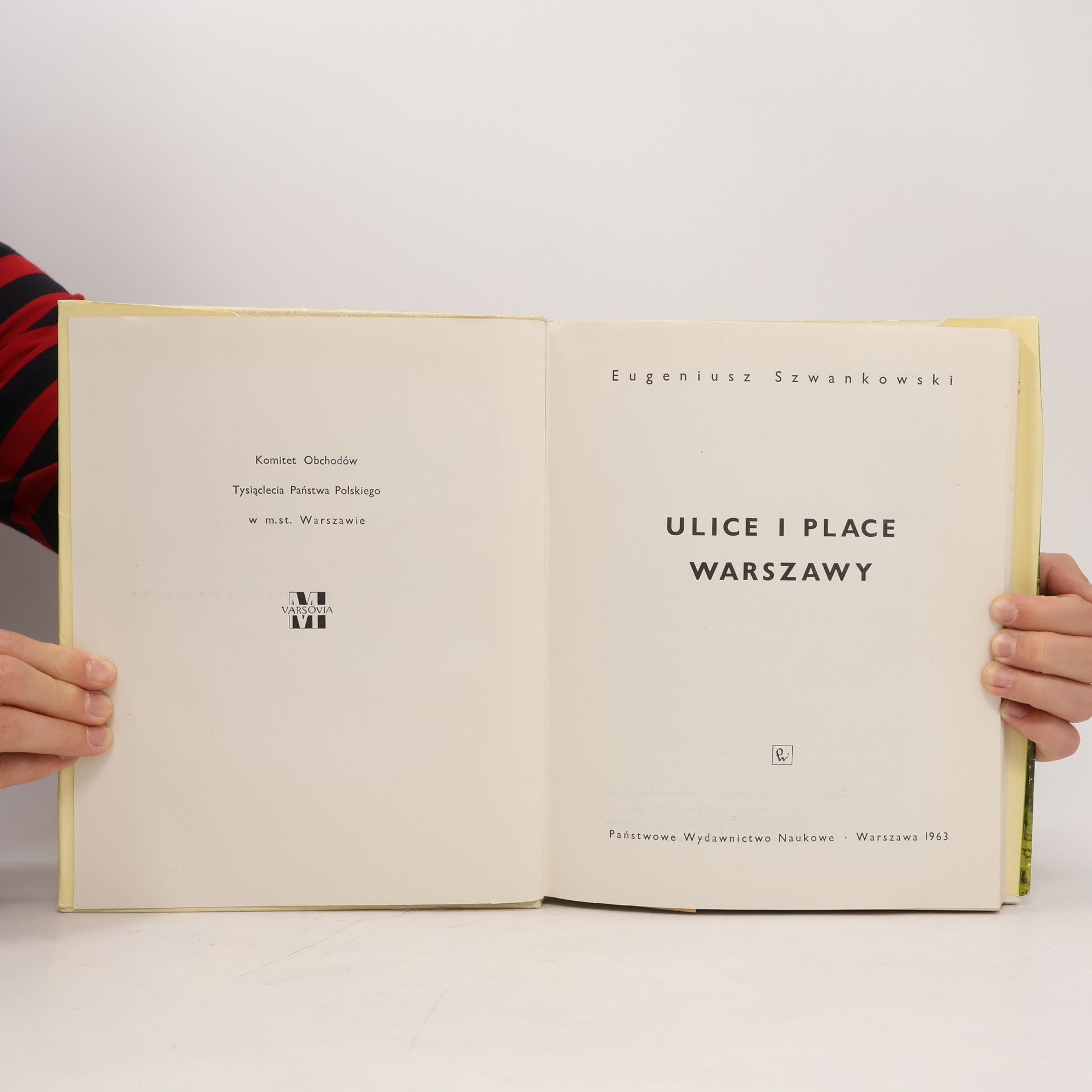 Eugeniusz Szwankowski Ulice i place Warszawy