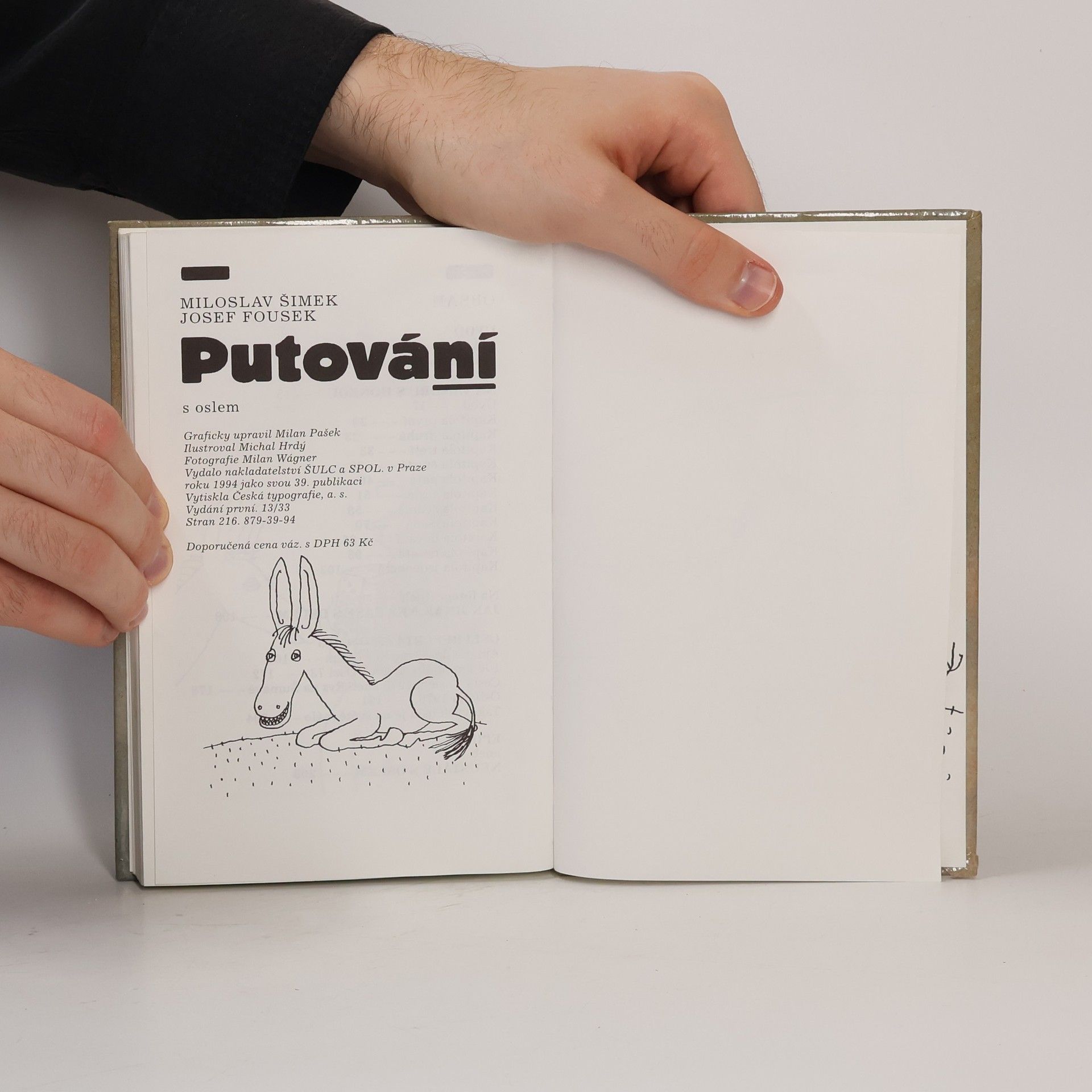 Miloslav Šimek Putování s oslem