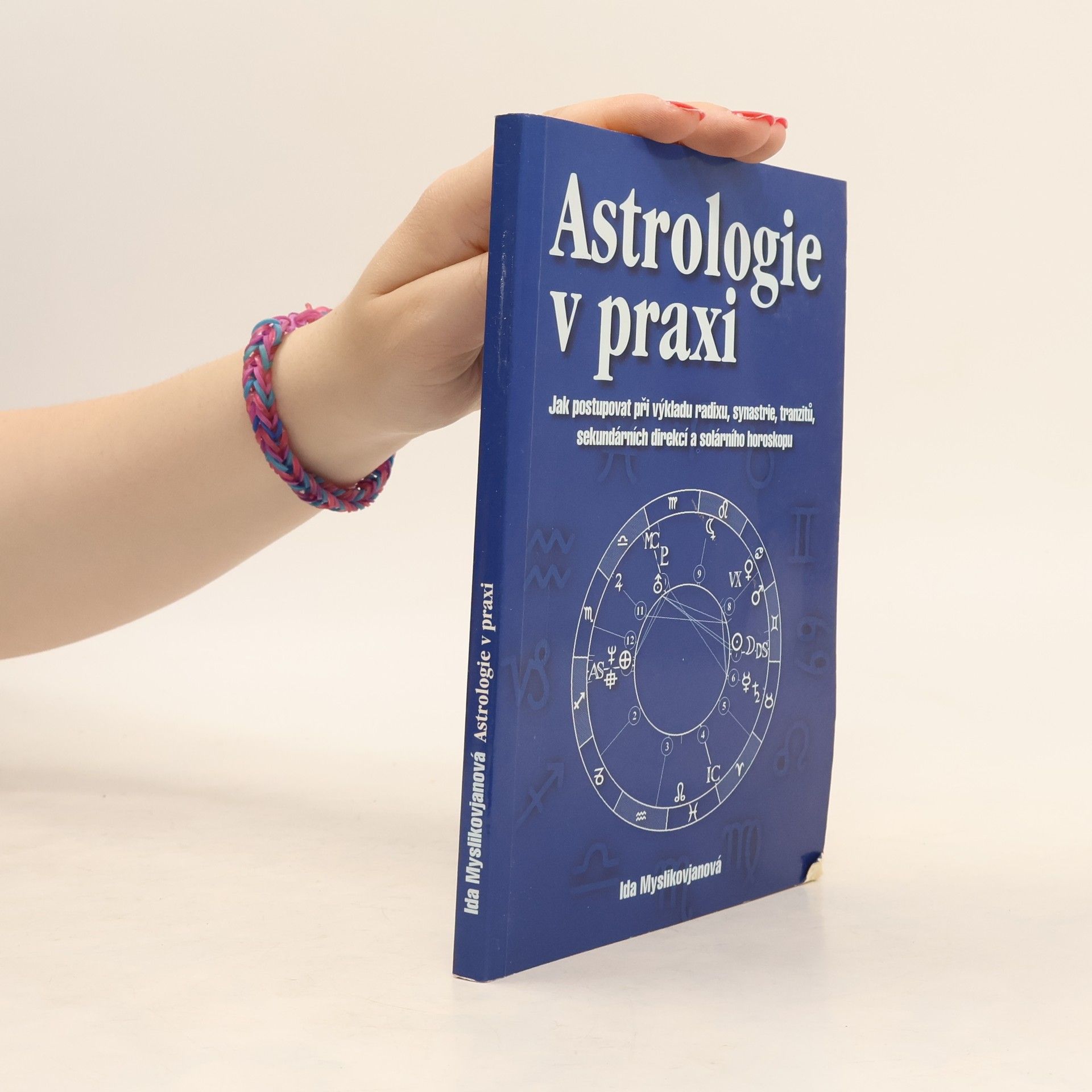 Ida Myslikovjanová Astrologie v praxi : jak postupovat při výkladu radixu, synastrie, tranzitů, sekundárních direkcí a solárního horoskopu