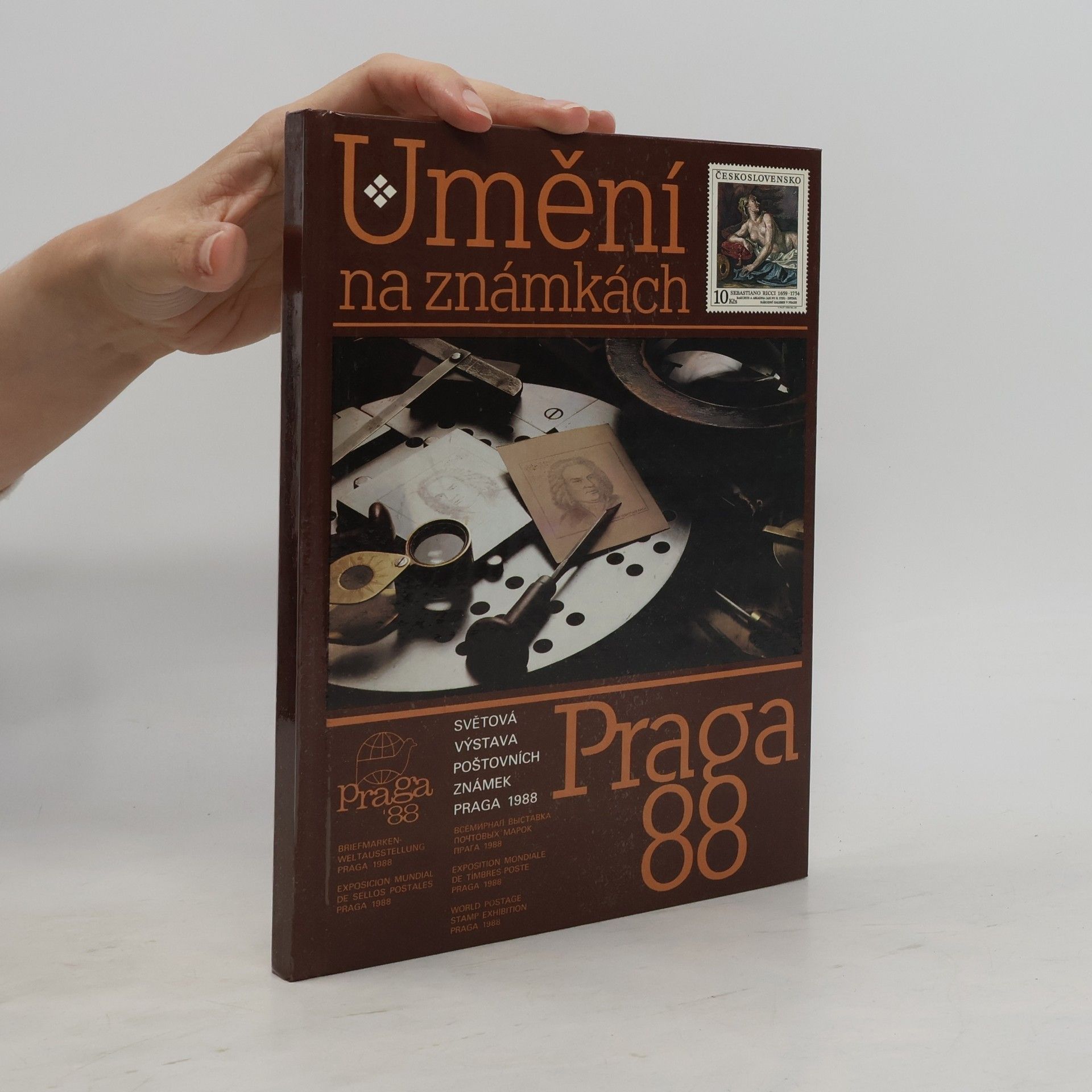 Jiří T. Kotalík Umění na známkách. Katalog výstavy Praga 1988