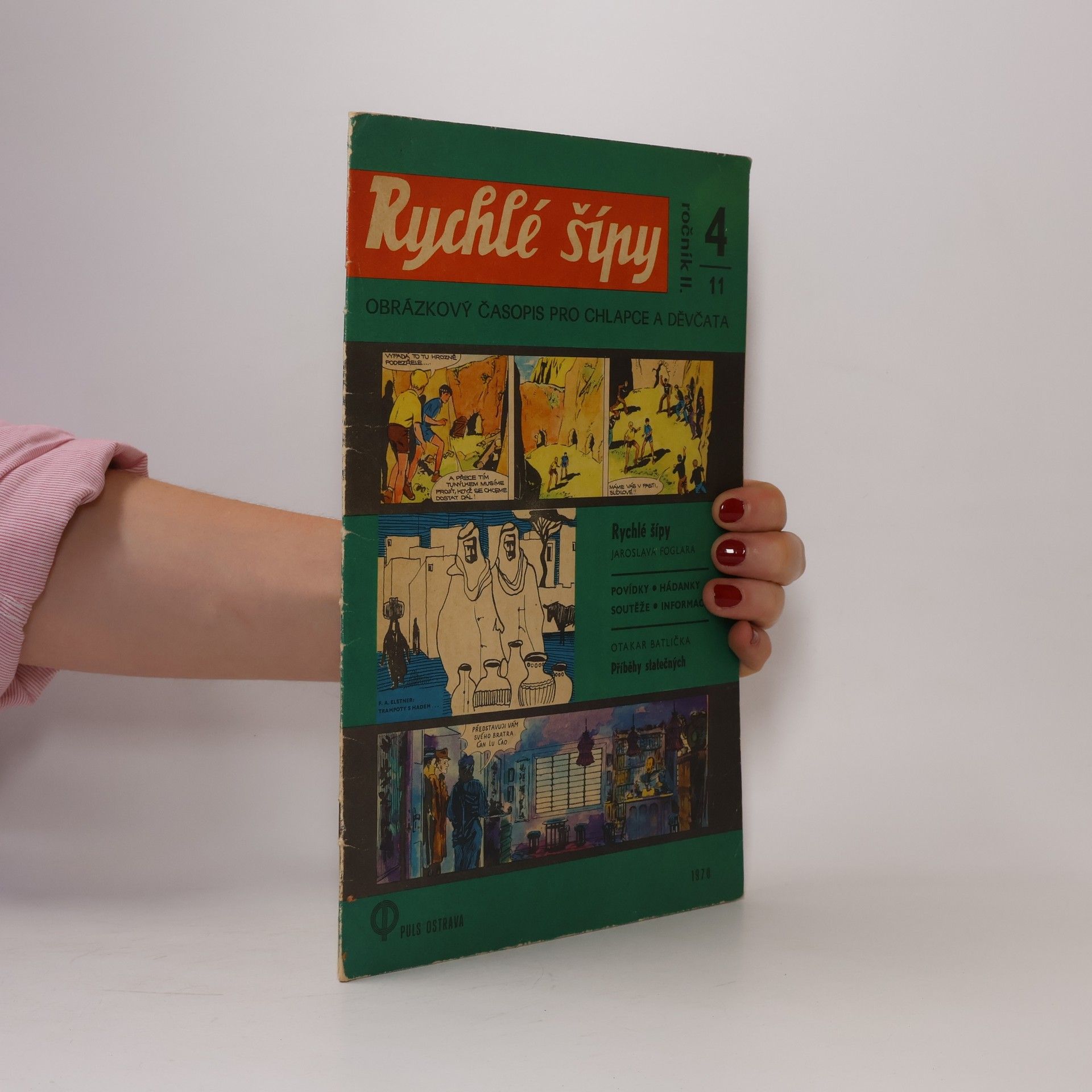 Jaroslav Foglar Rychlé šípy. Ročník II. 4/11