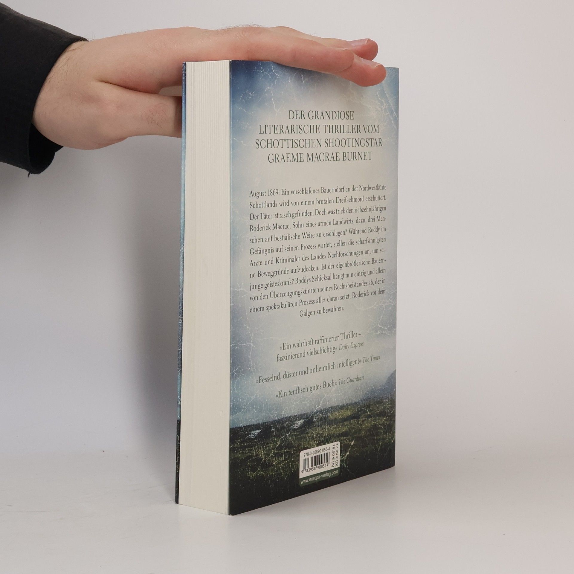 Graeme Macrae Burnet Sein blutiges Projekt
