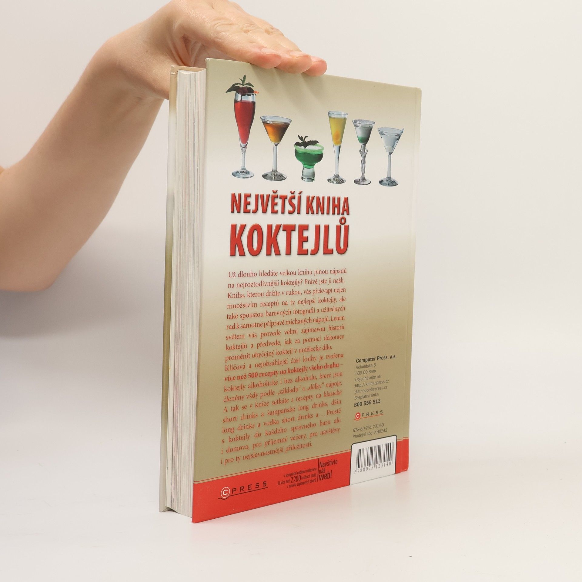 Kolektiv autorů Největší kniha koktejlů