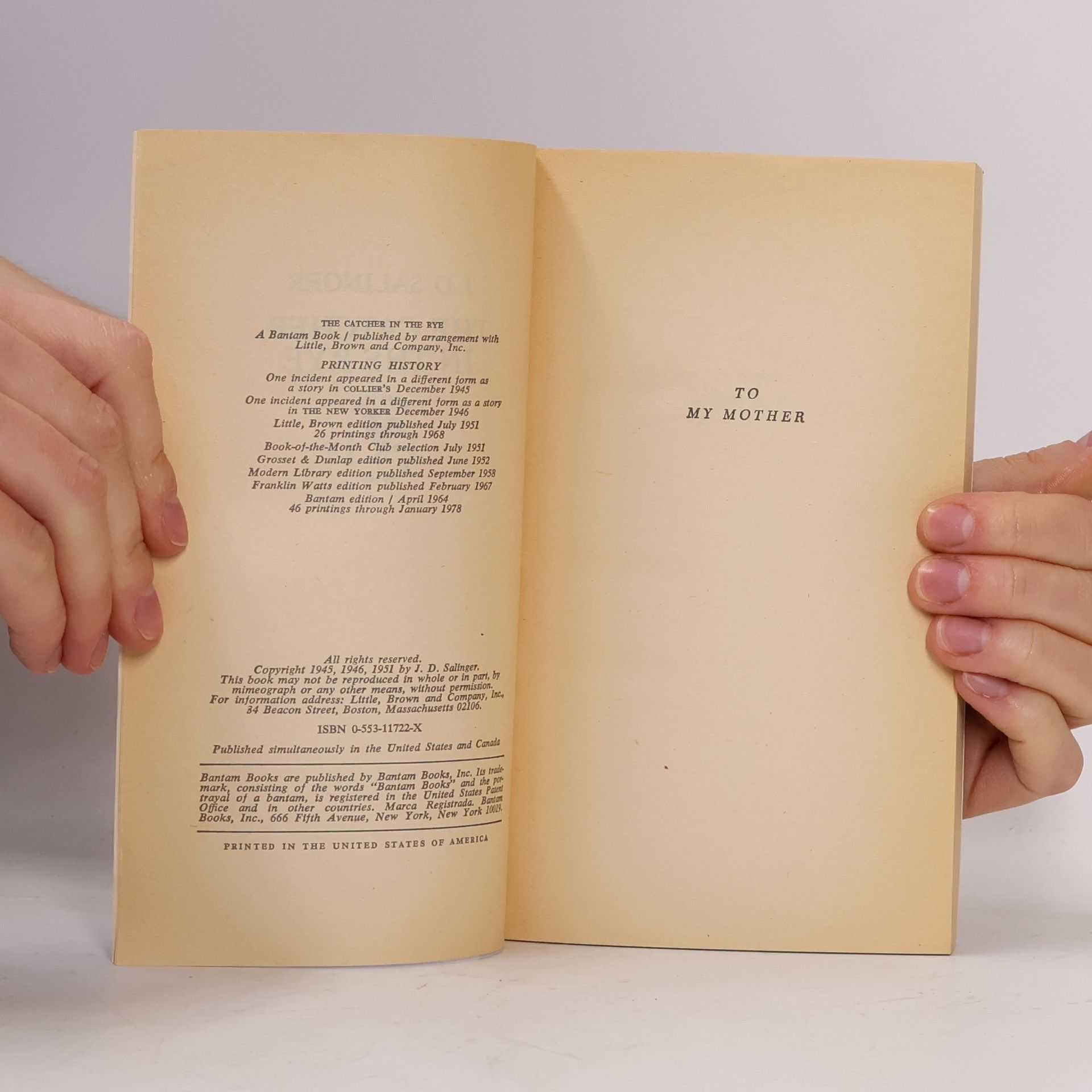 Jerome David Salinger The Catcher in the Rye