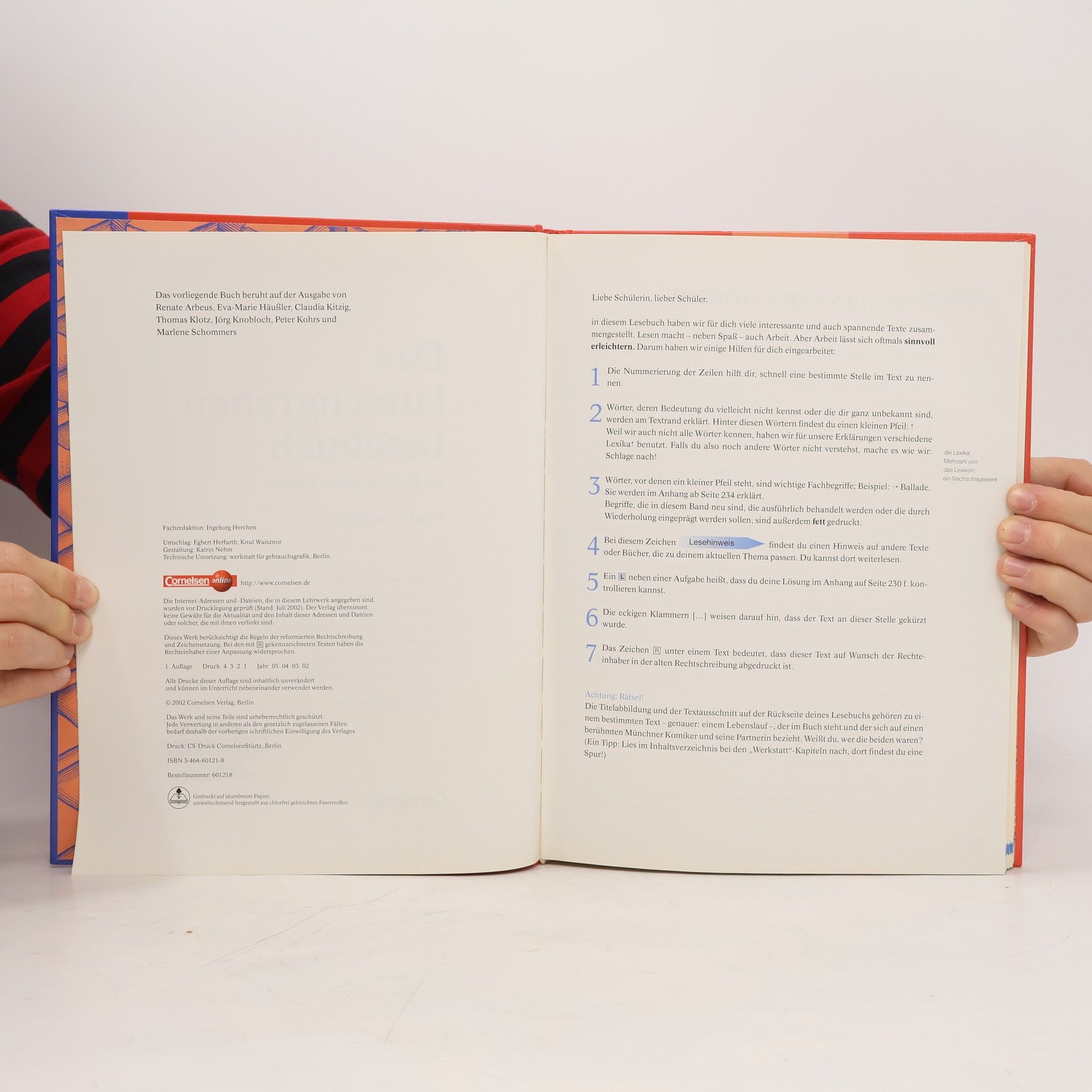 Das Hirschgraben Lesebuch - Ausgabe für die sechsstufige Realschule in Bayern / 8. Jahrgangsstufe - Schülerbuch