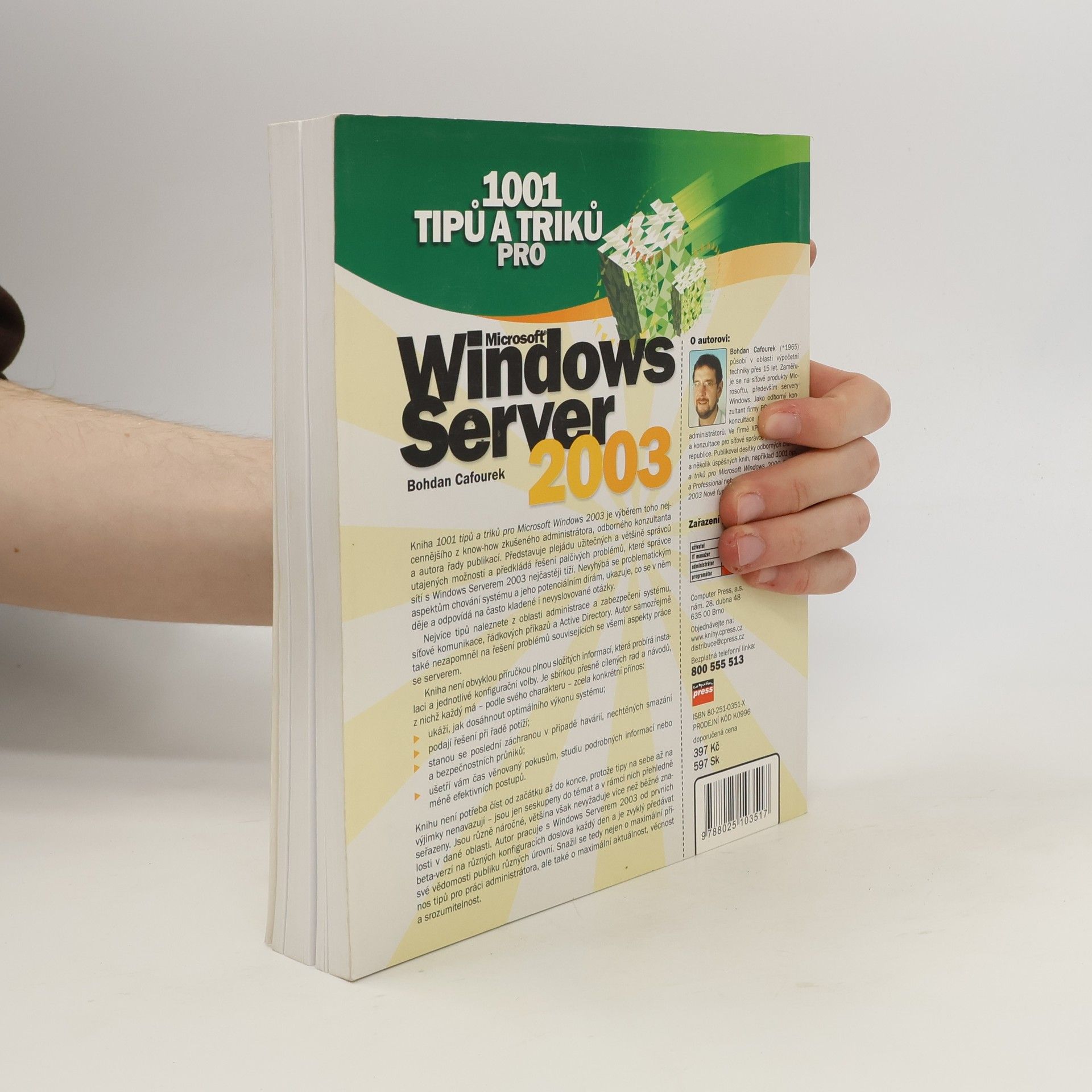 Bohdan Cafourek 1001 tipů a triků pro Microsoft Windows Server 2003