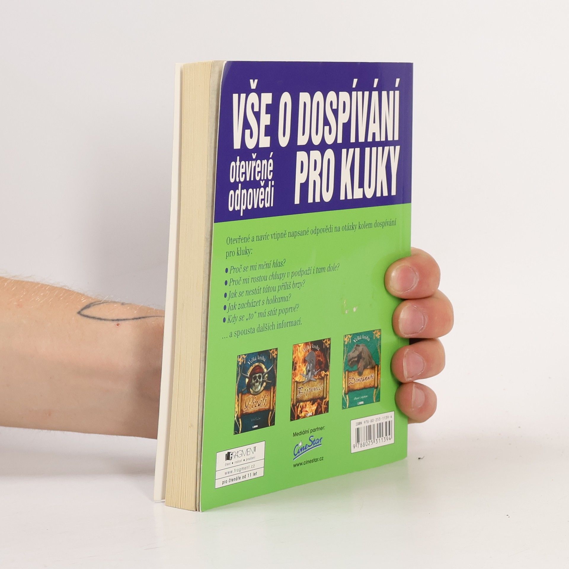 Auteurscollectief Vše o dospívání : otevřené odpovědi pro kluky