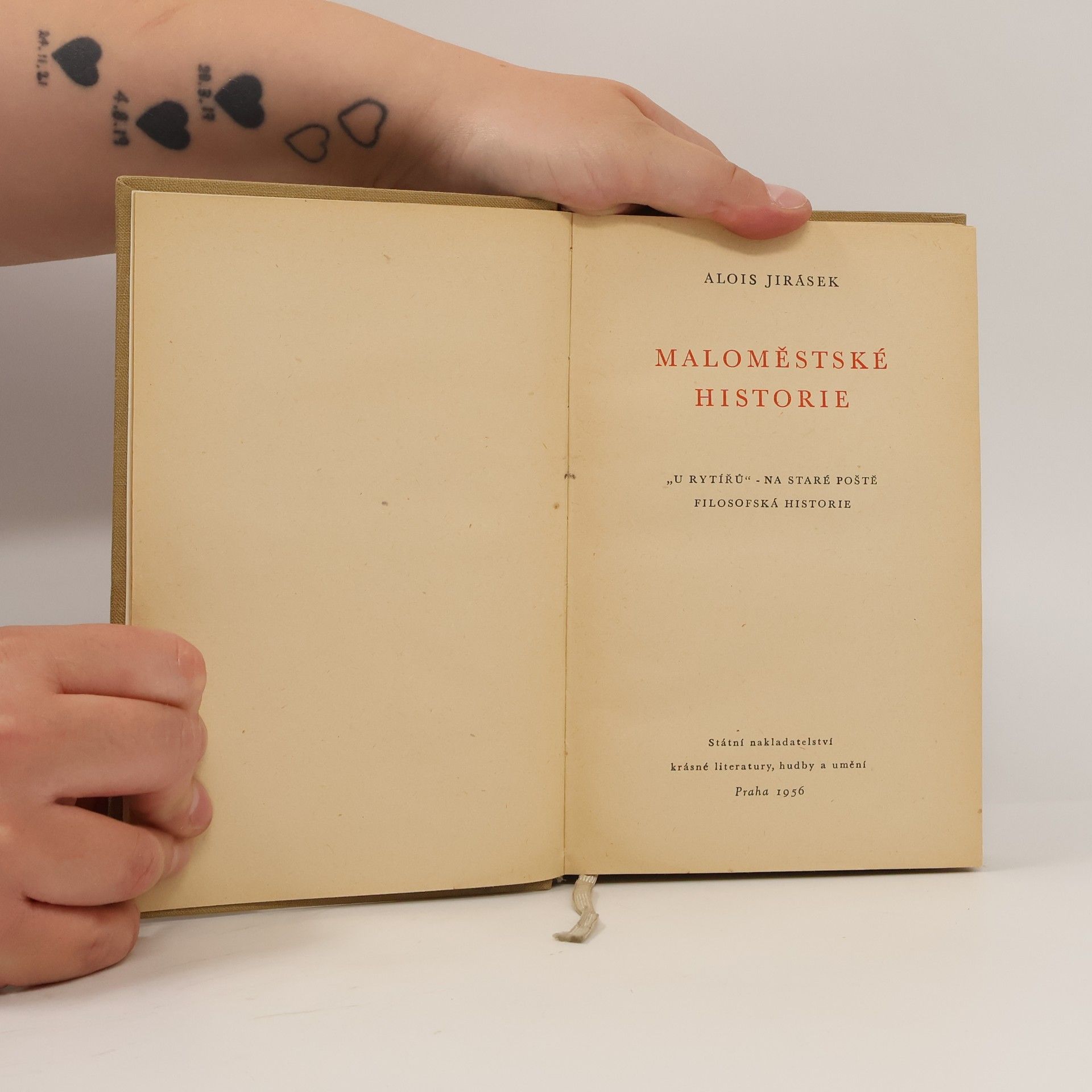 Alois Jirásek Maloměstské historie