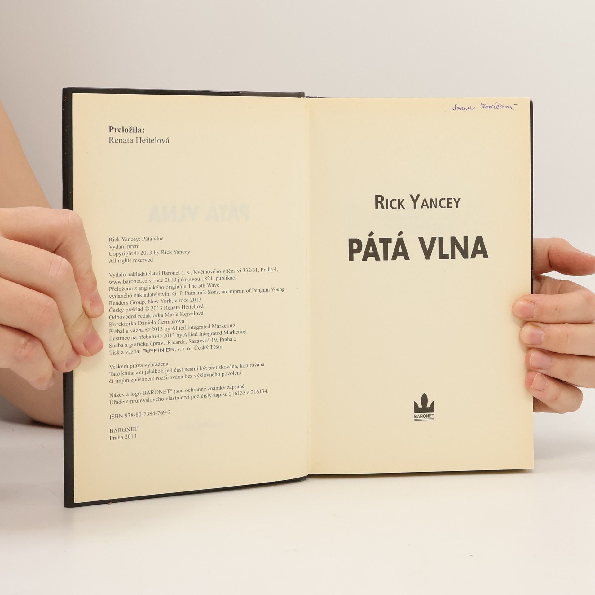 Rick Yancey Pátá vlna