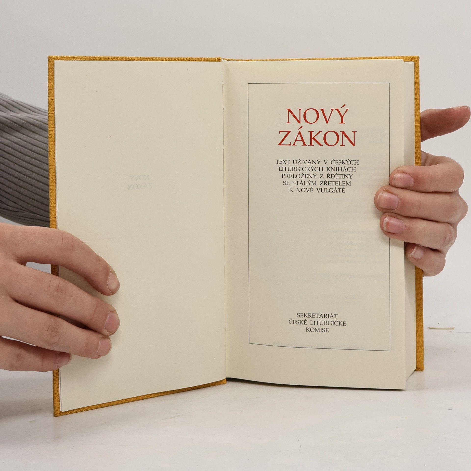 Autorenkollektiv Nový zákon. text užívaný v českých liturgických knihách přeložený z řečtiny se stálým zřetelem k Nové Vulgátě