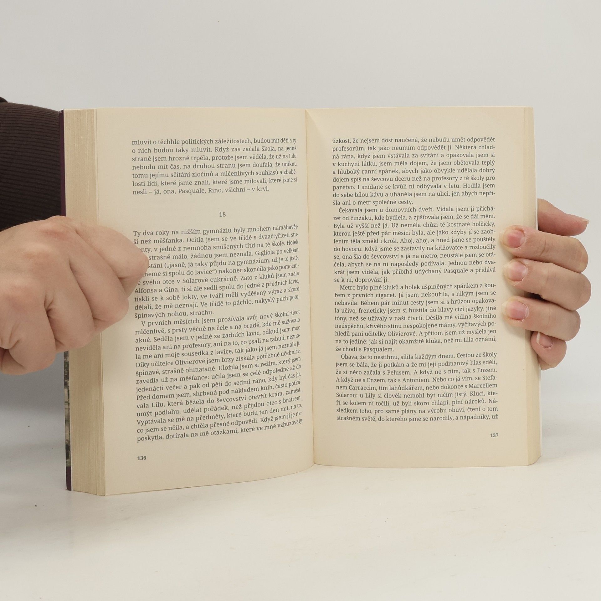 Elena Ferrante Geniální přítelkyně 1. Dětství a dospívání