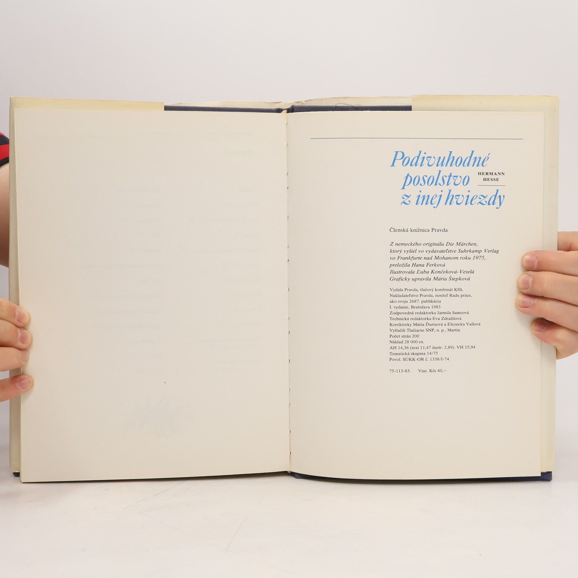 Hermann Hesse Podivuhodné posolstvo z inej hviezdy