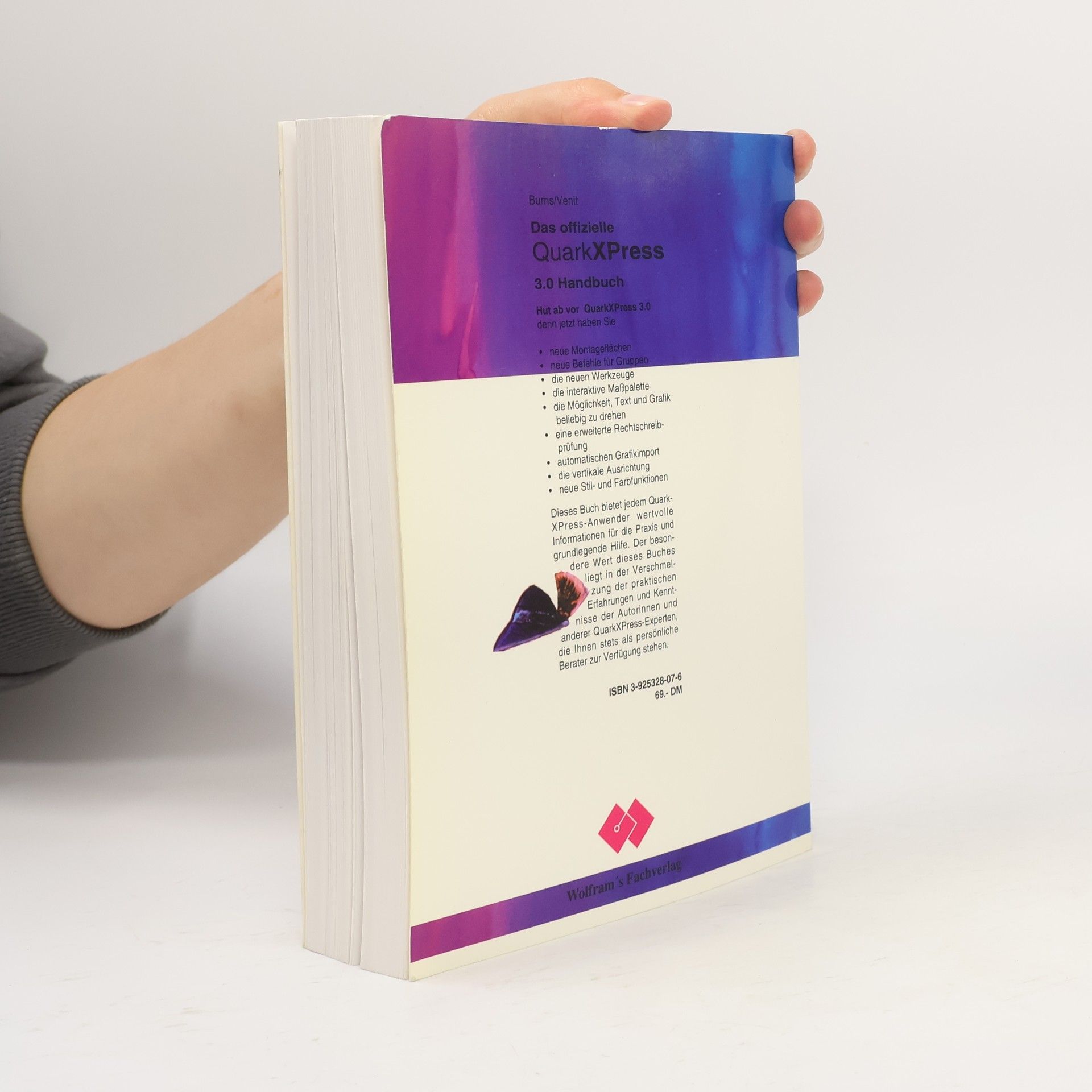 Diane L. Burns Das offizielle QuarkXPress-3.0-Handbuch